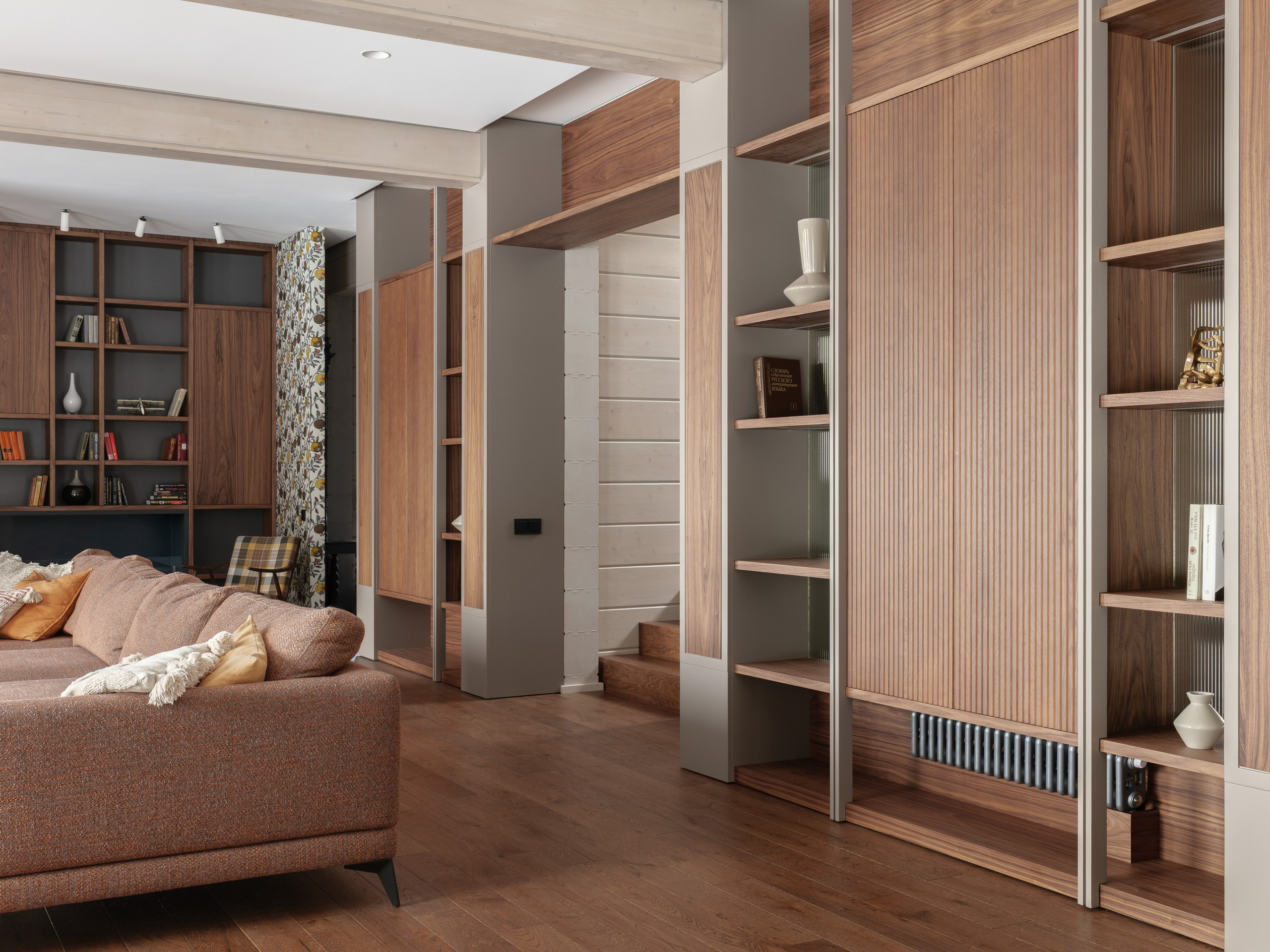 Загородный дом. Дизайнер Дмитрий Кисляков. Мебель на заказ