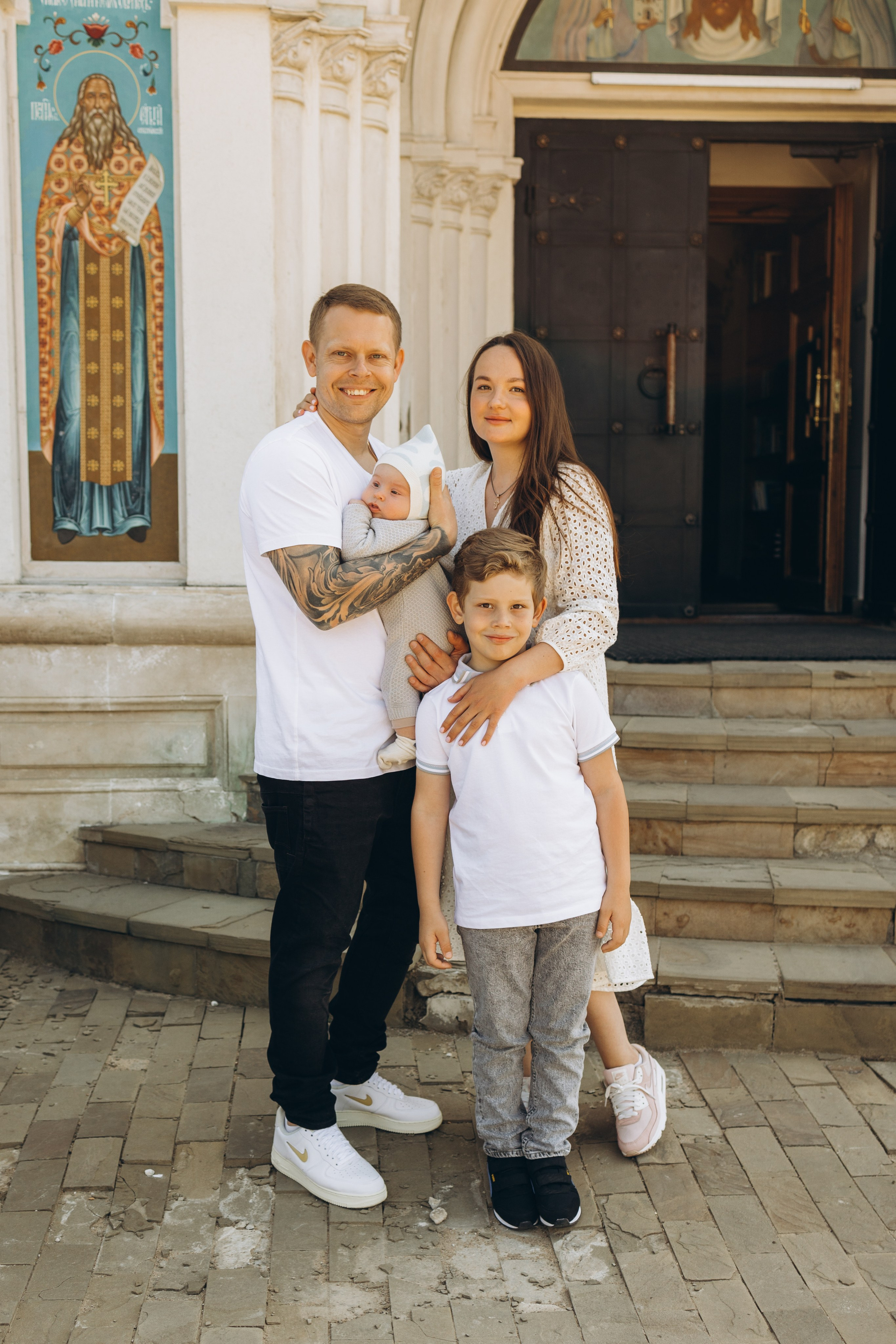 Крещение Егора. Семейный фотограф в Москве Виктория Ястребинская