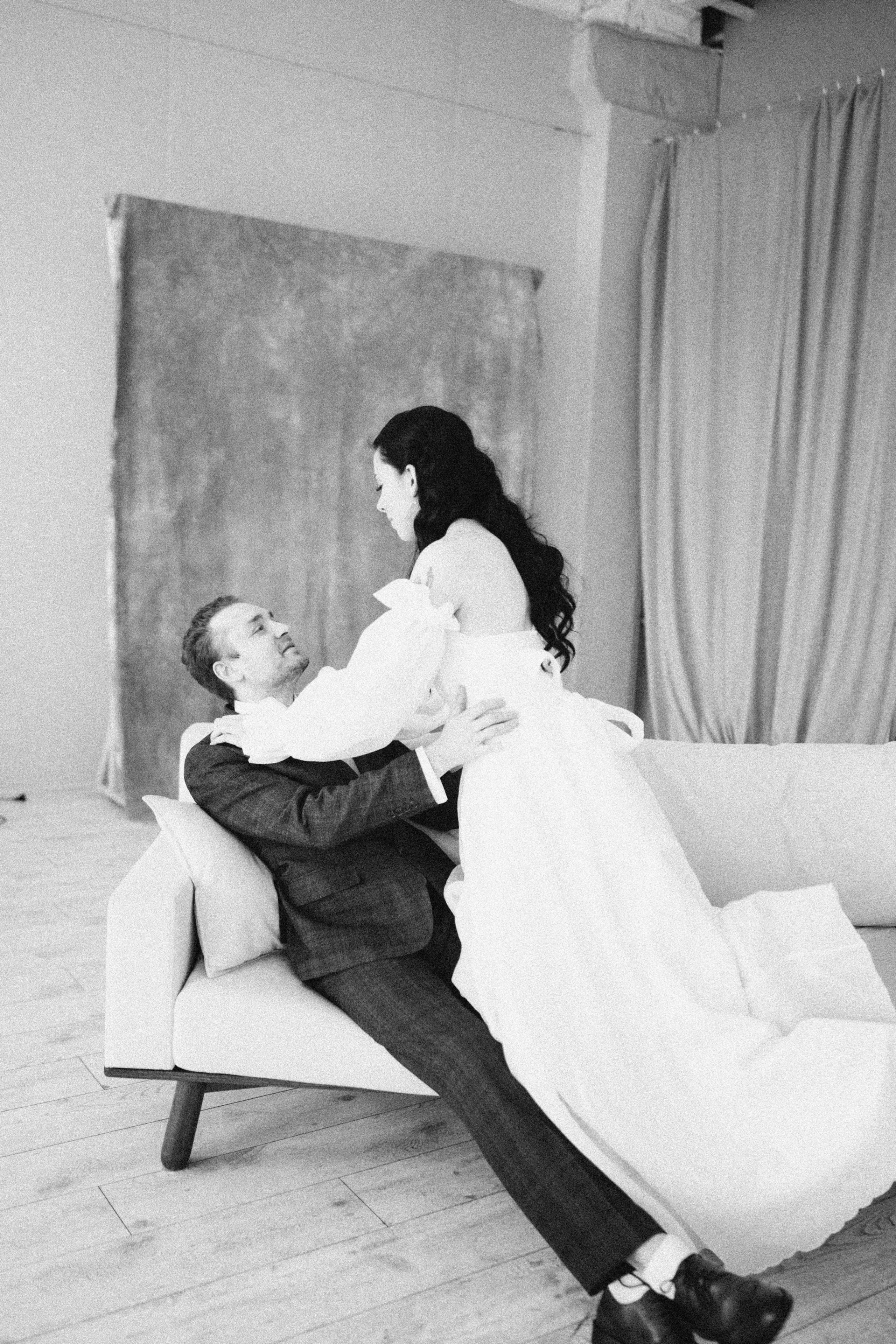 Ирина и Анатолий (в фотостудии). Фотограф Москва Татьяна Гайдаржи