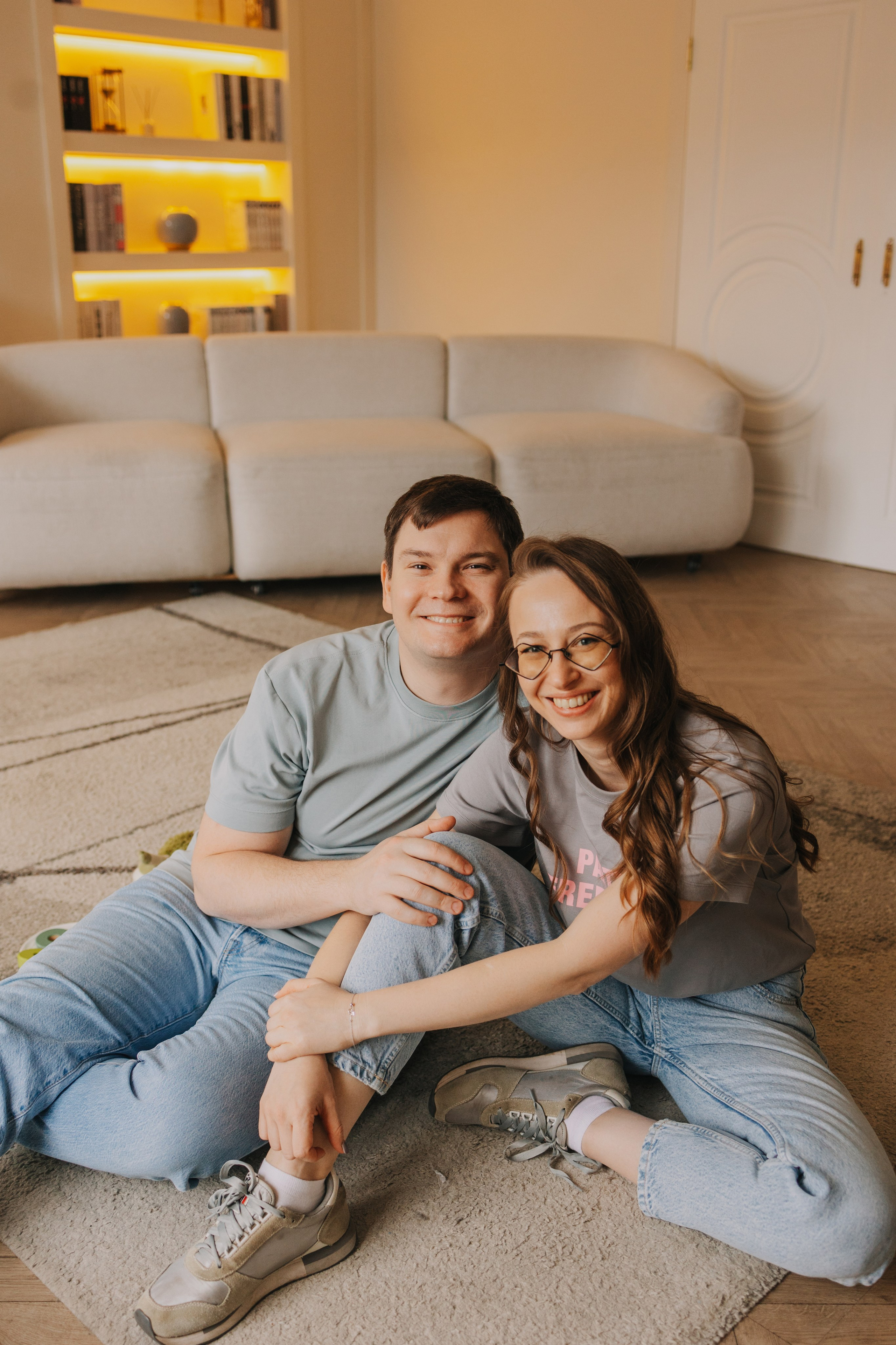 Большая семья. Домашняя фотосессия