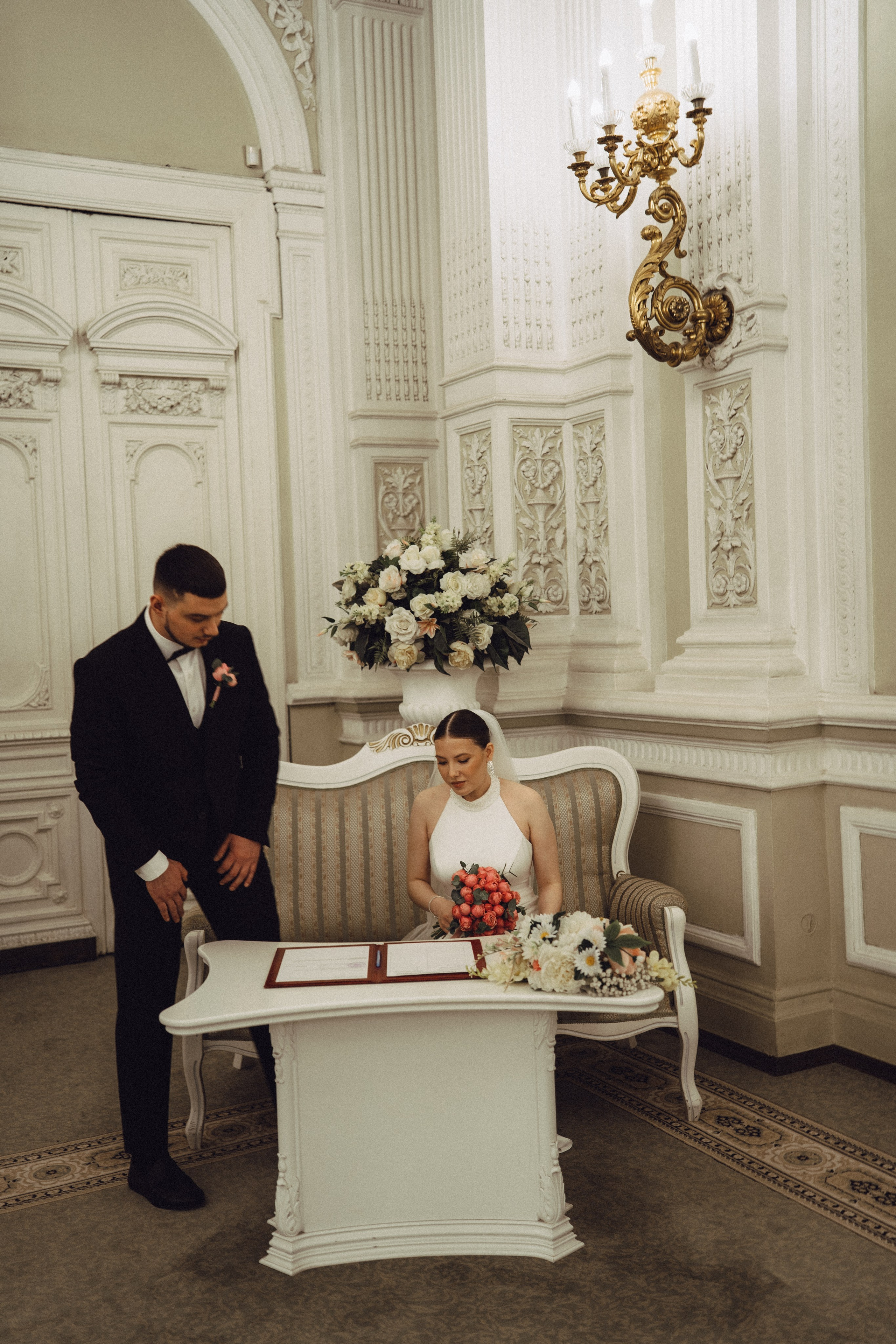 СВАДЕБНАЯ СЬЕМКА В ПЕВОМ ДВОРЦЕ БРАКОСОЧЕТАНИЯ. Профессиональный фотограф, Санкт-Петербург — Виктория Богомолова