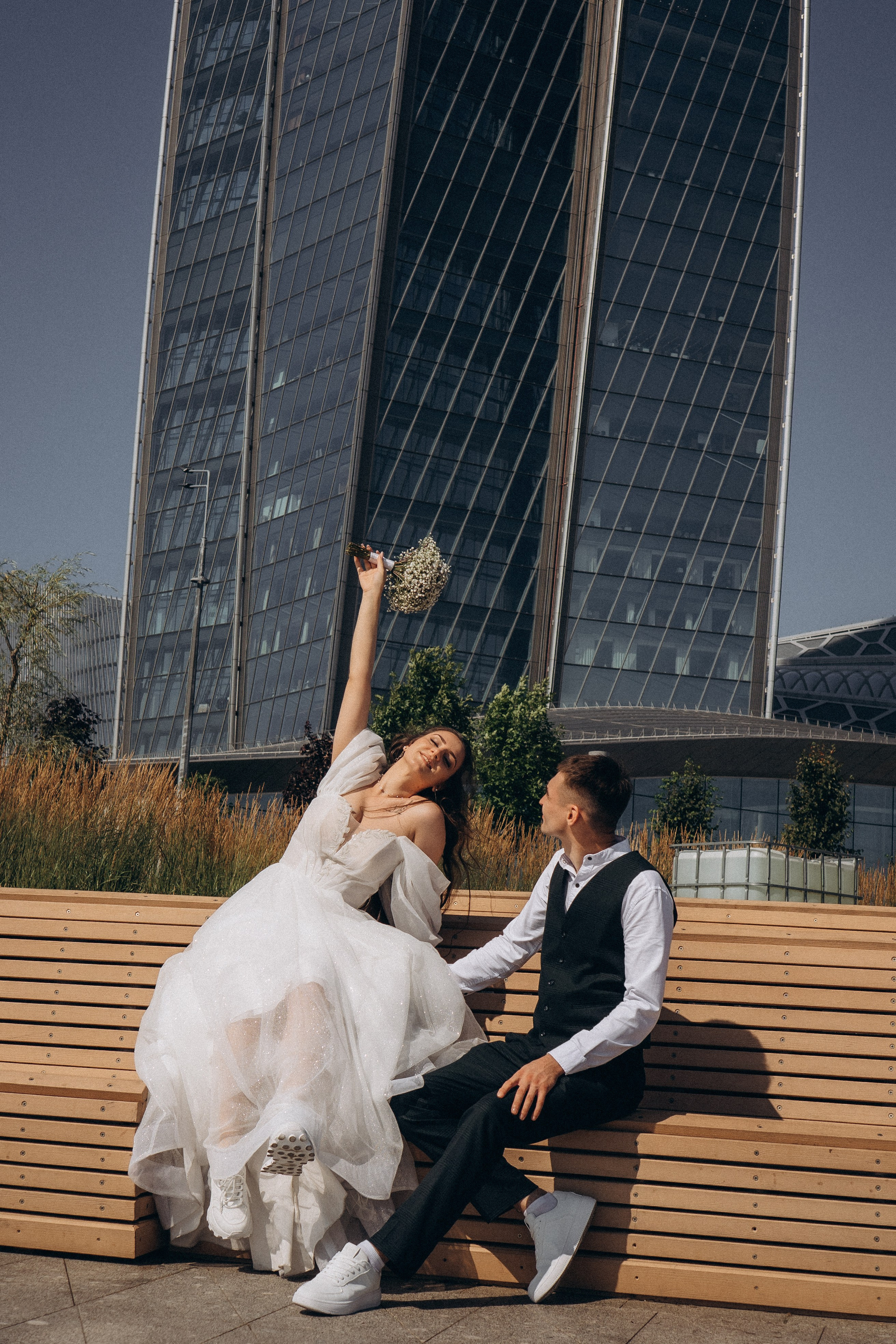 СВАДЕБНАЯ СЬЕМК В ПАРКЕ 300-ЛЕТИЯ. Профессиональный фотограф, Санкт-Петербург — Виктория Богомолова