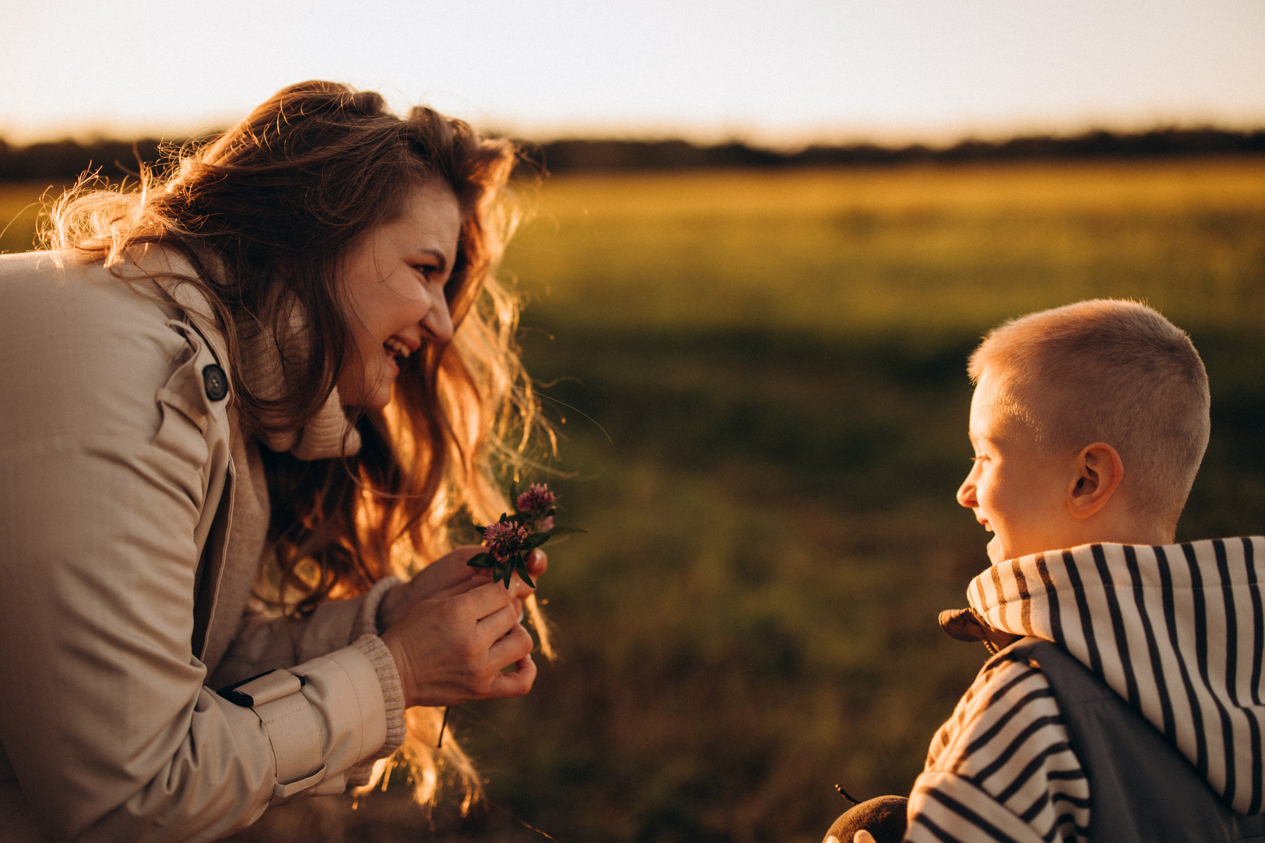 На закате. Евгения Пелипас