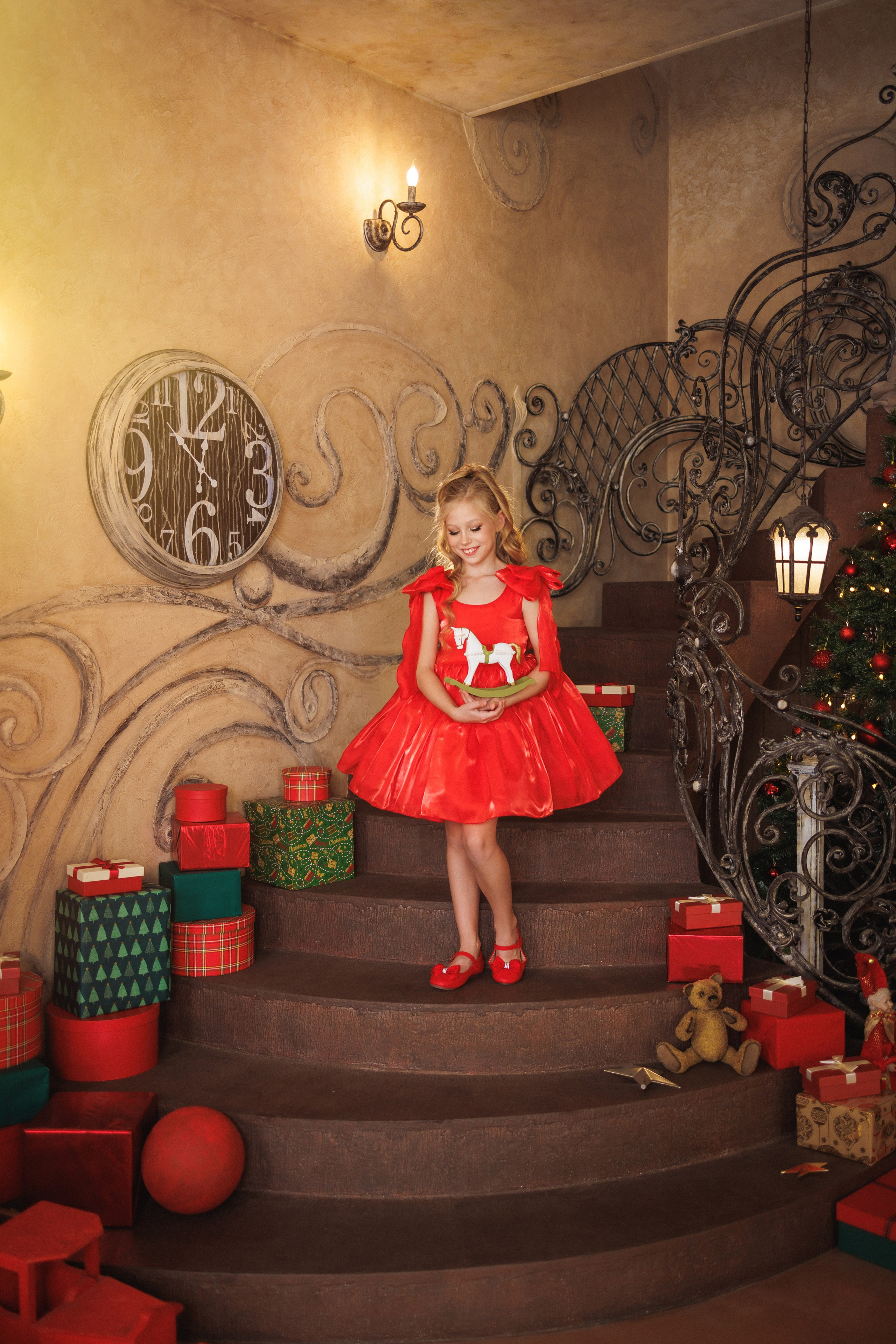Новогодняя фотосессия в фотостудии «Эль», город Краснодар. Семейный и детский фотограф в Краснодаре Анна Трашкова