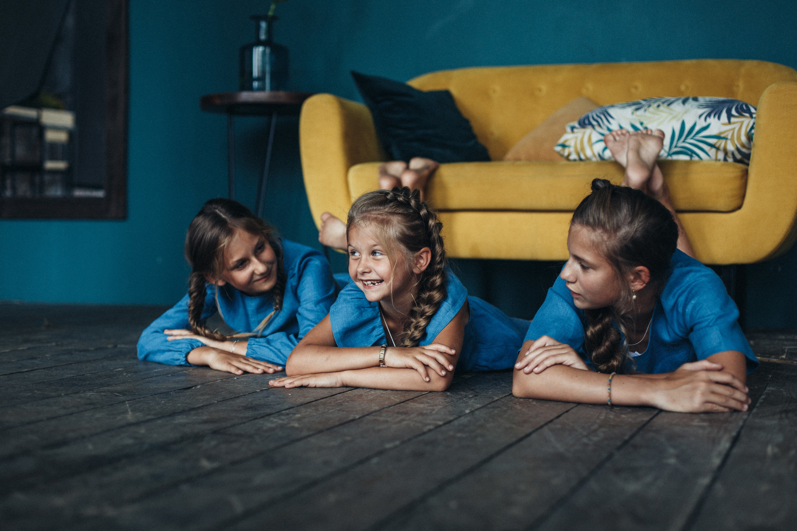 Три сестры. Семейный, женский фотограф Москве Лиза Лутцева