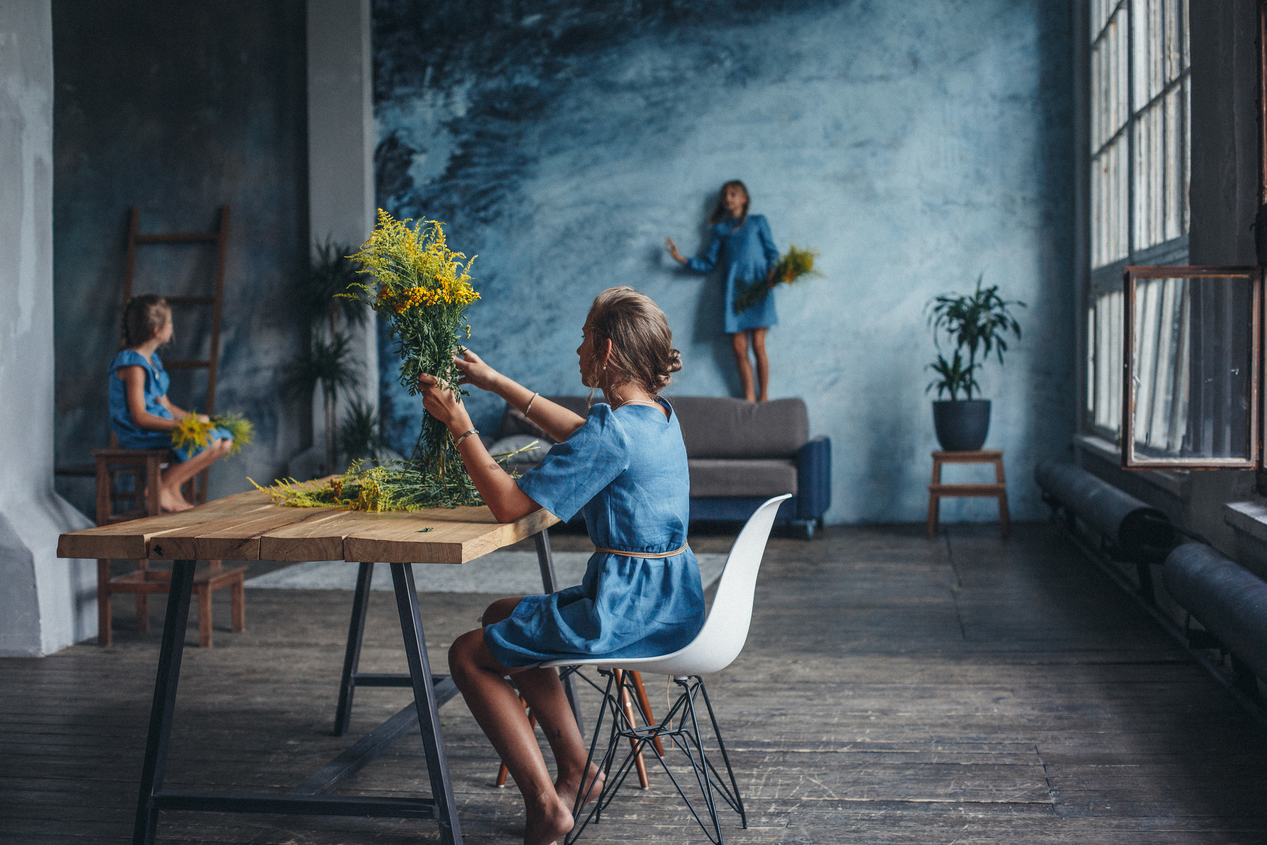 Три сестры. Семейный, женский фотограф Москве Лиза Лутцева