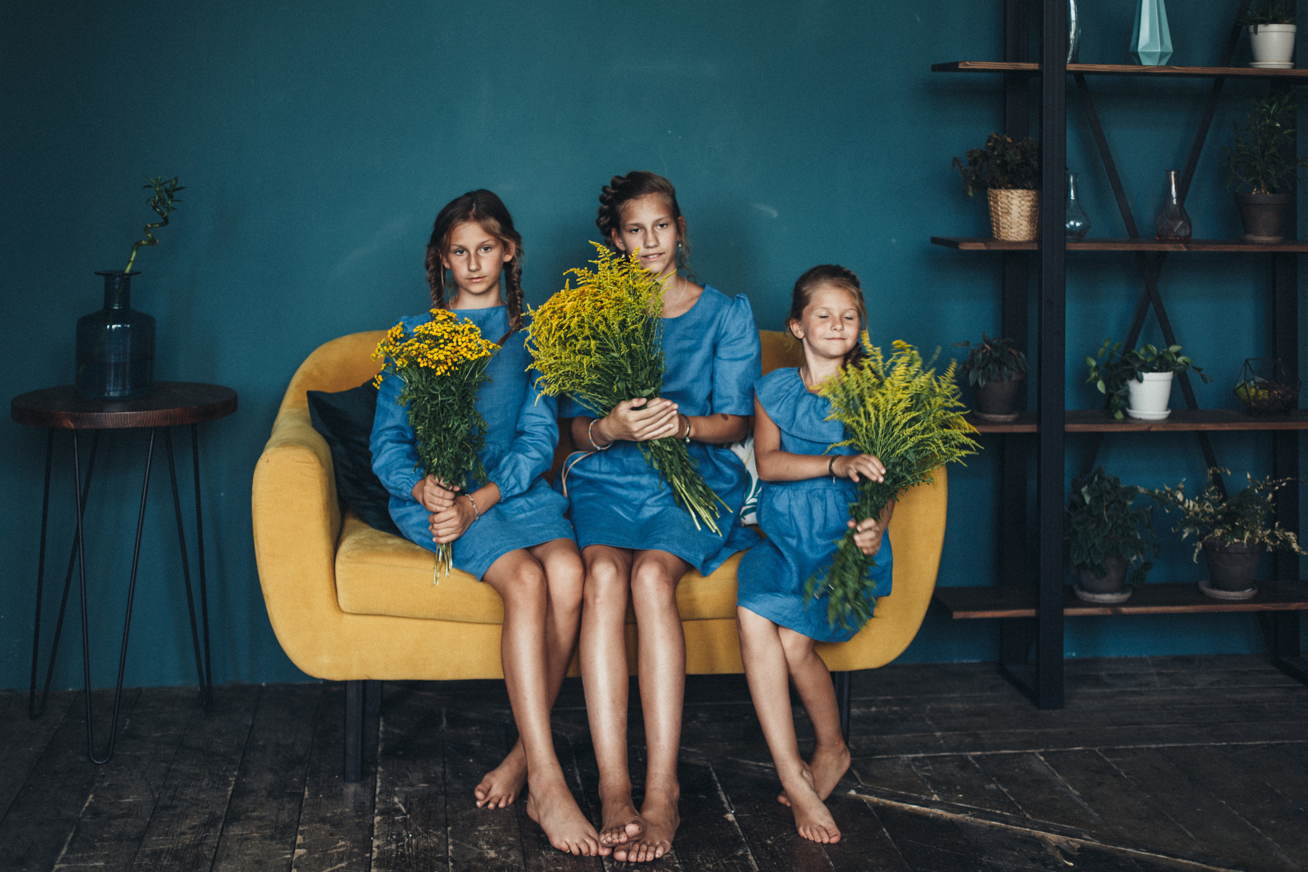 Три сестры. Семейный, женский фотограф Москве Лиза Лутцева