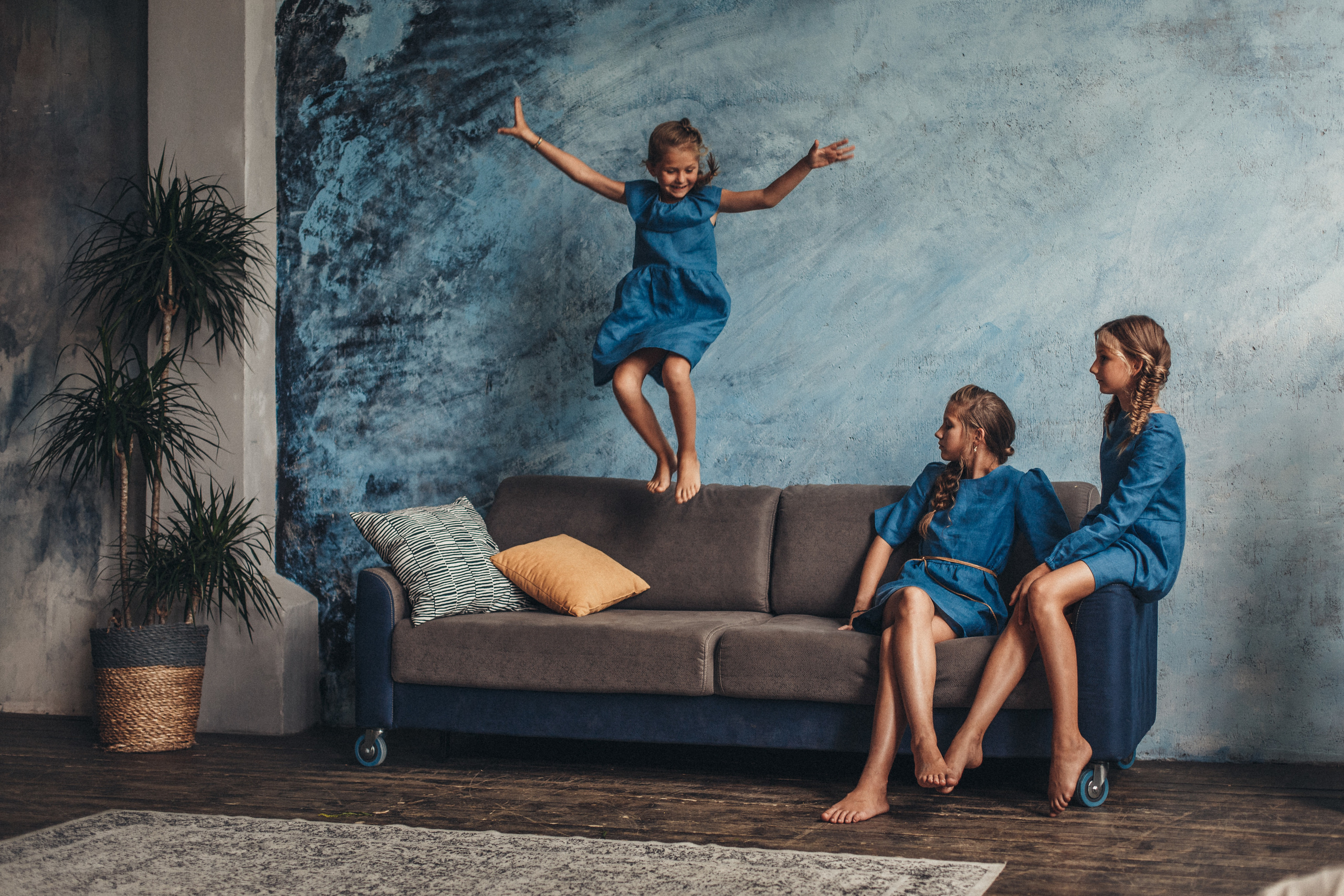 Три сестры. Семейный, женский фотограф Москве Лиза Лутцева