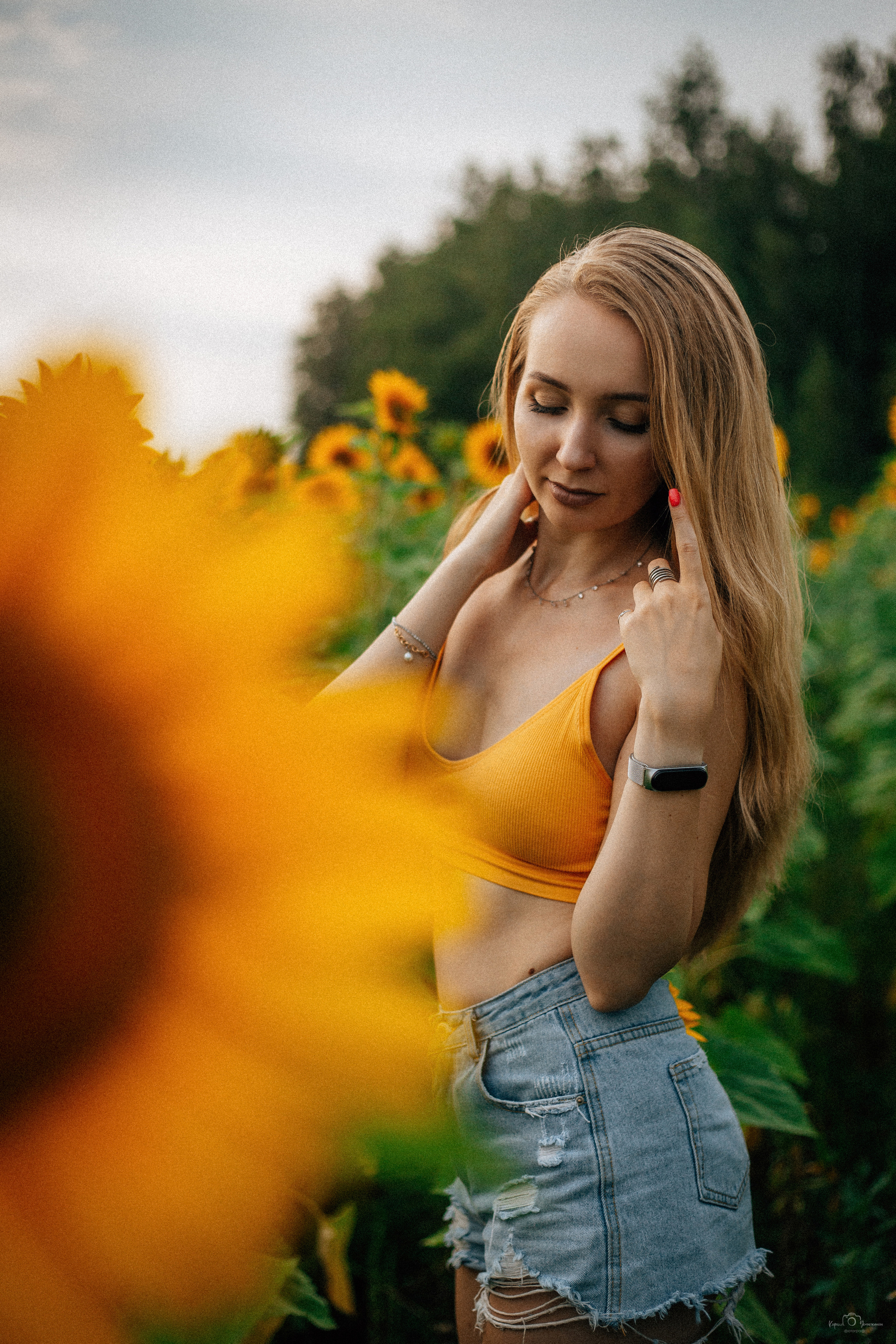 Анастасия (2022 поле подсолнечника). Фотограф Челябинск — Кирилл Устюжанин