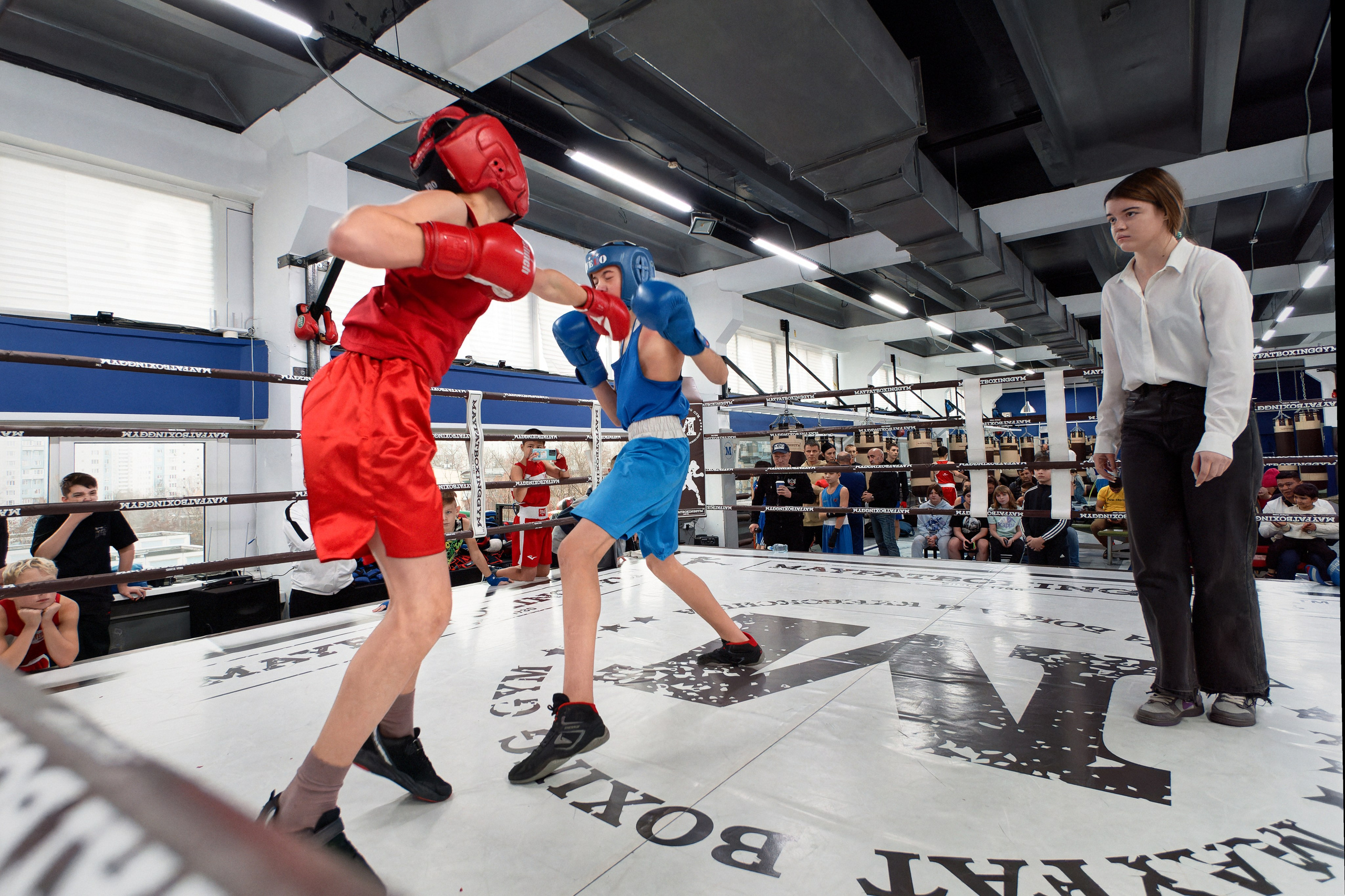 «Открытый ринг» в школе бокса Сергея Майфата. Зеленоград, 12.11.2023 г. Фотограф Никифоров-Гордеев Сергей. Москва и МО