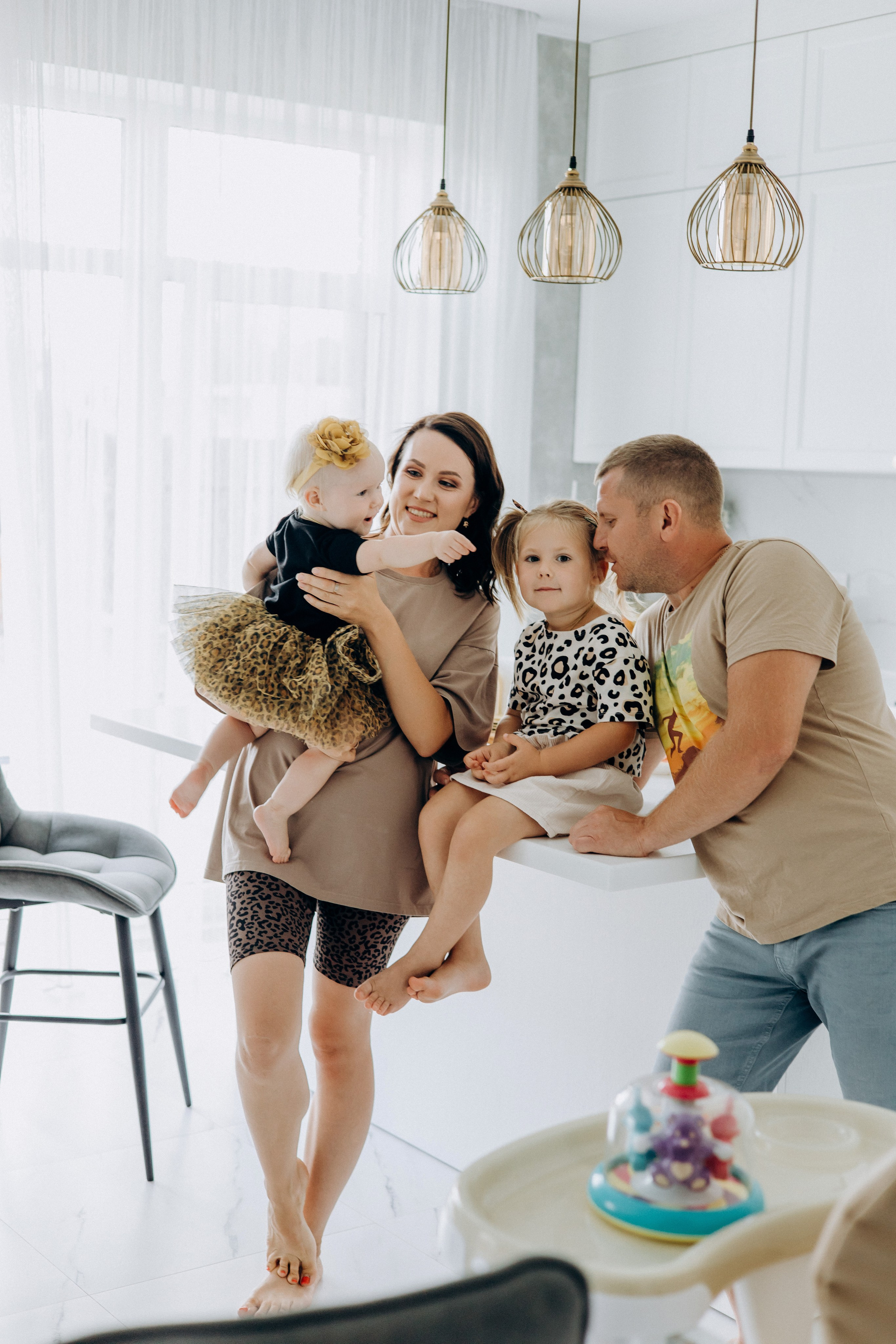 Праздничный завтрак в кругу семьи. Портретный и семейный фотограф в Воронеже Ксения Ремизова
