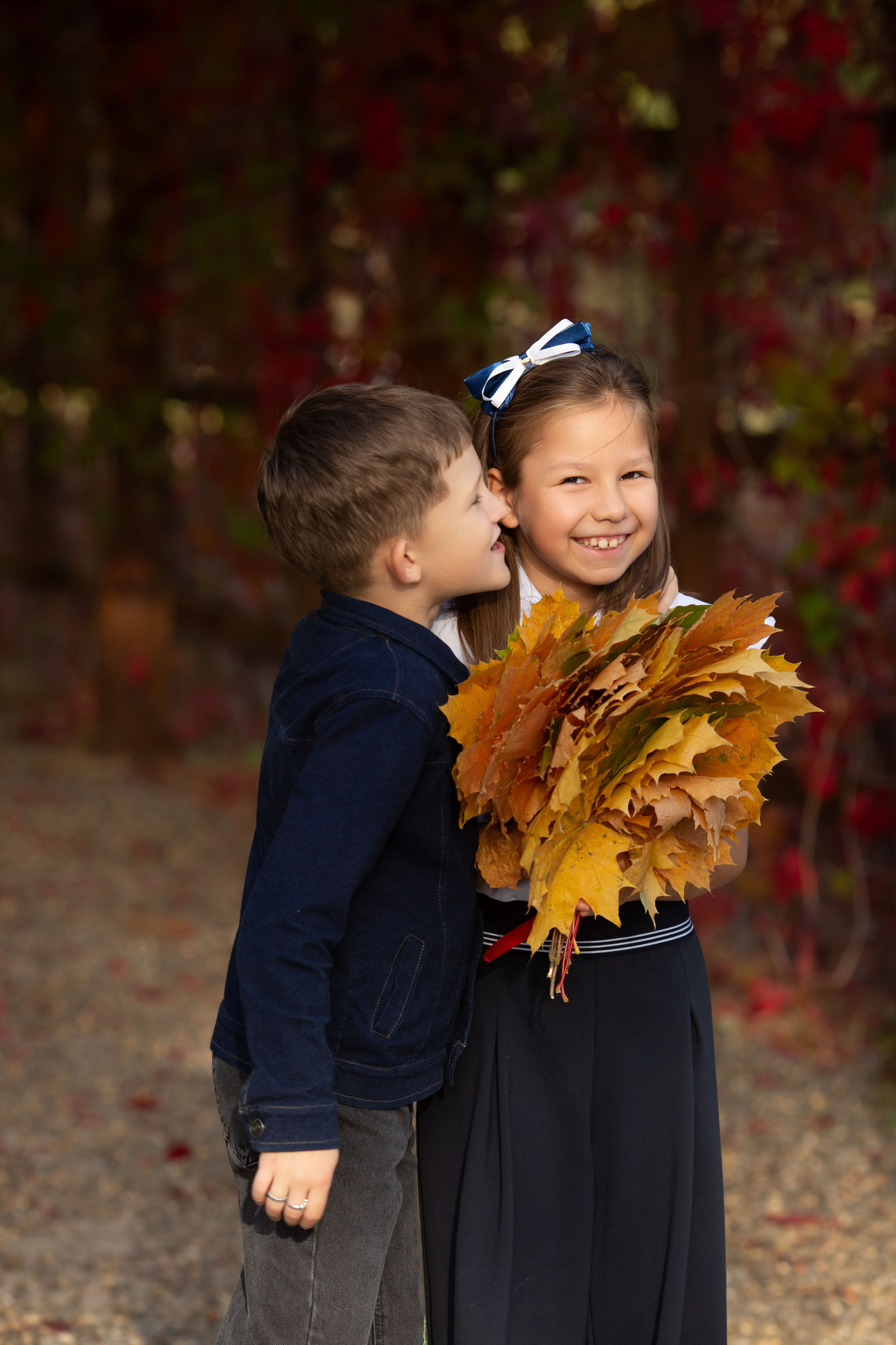 Осенняя младшие классы. Семейный и детский фотограф Анна Петракова