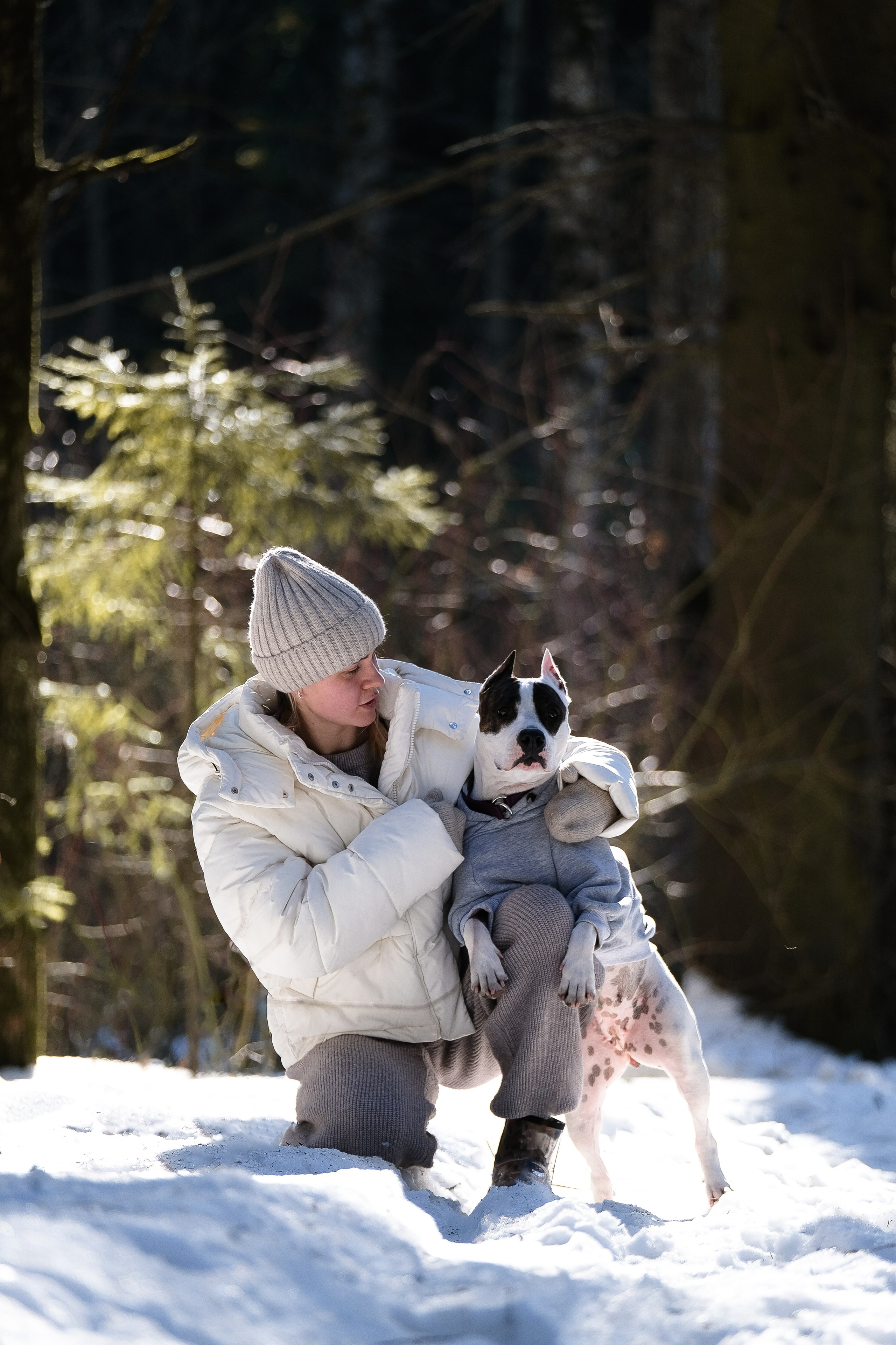 Женя, Афра и Молли. Фотограф и видеограф анималист Аганина Дарья