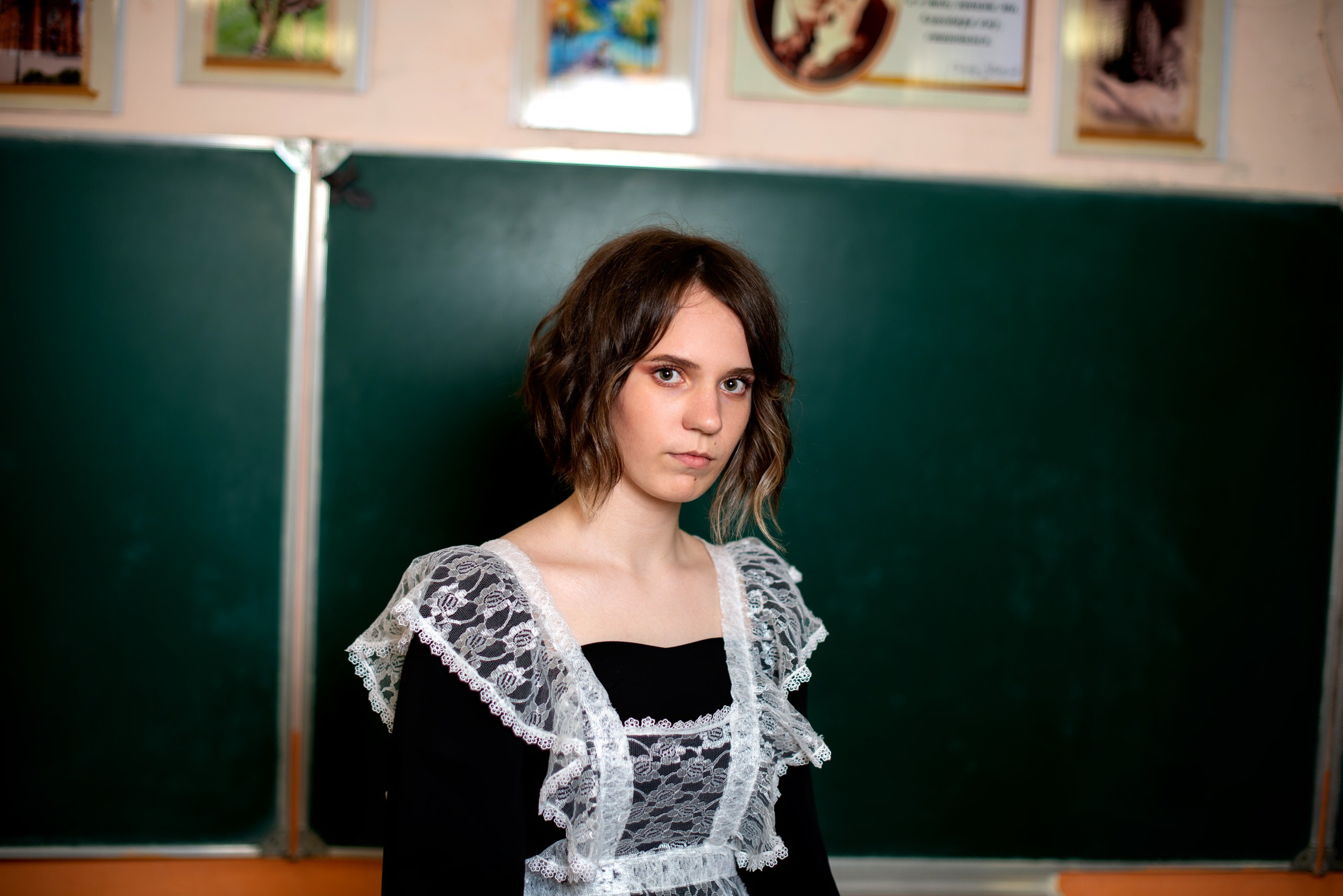 школьный фотограф в классе