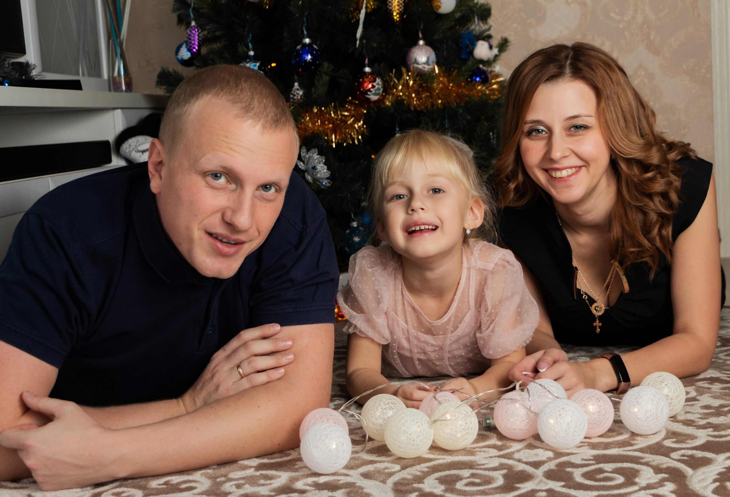 Новогодний  дома. Свадебный и семейный фотограф в Рязани Анастасия