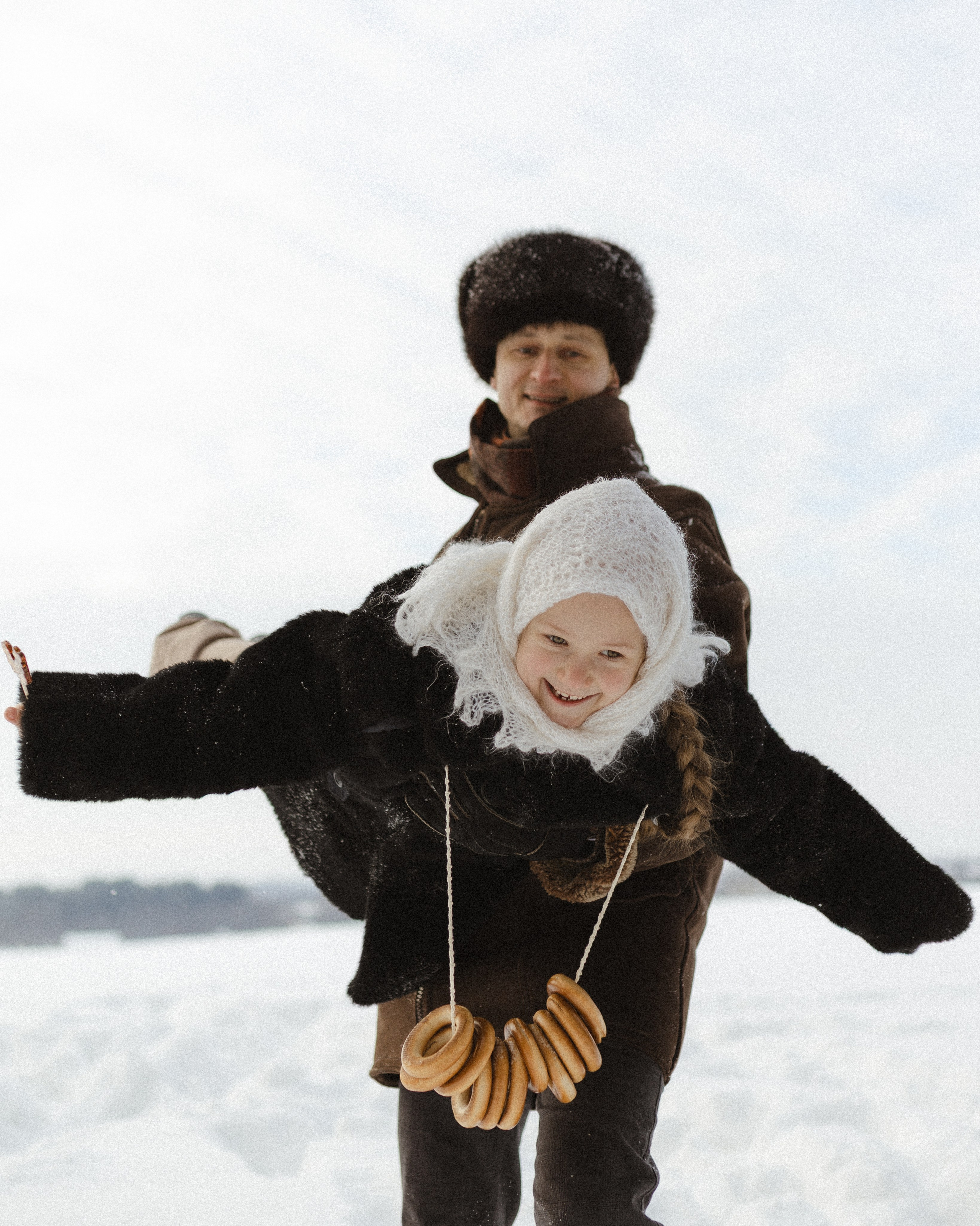 Зима не холодная, когда рядом свои. Семейный фотограф в Москве Алина Савченко