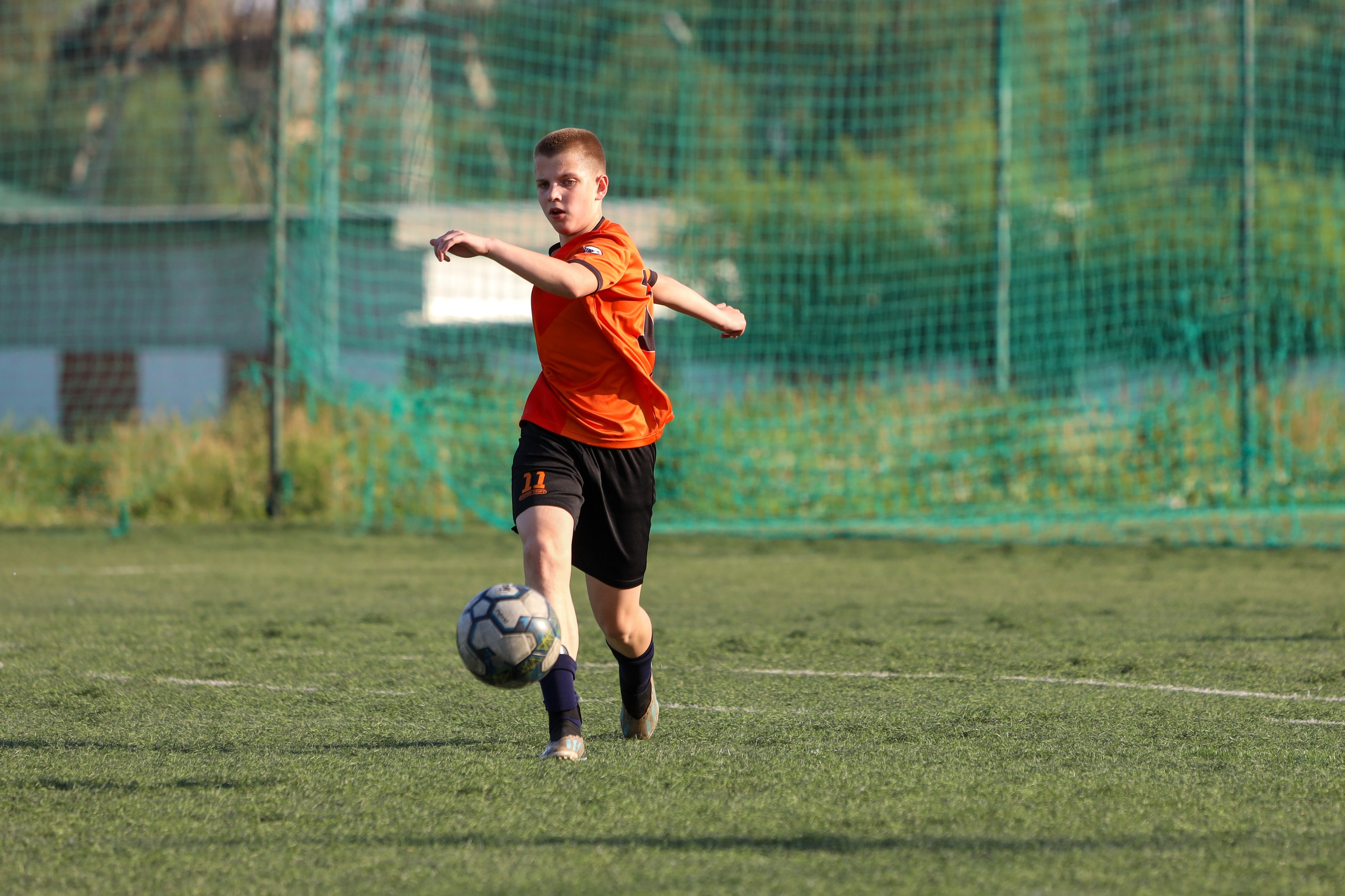 Кинель — Виктория Унион. Чемпионат СФПЛ. Молодежная футбольная лига U-15. Спортивный фотограф в Самаре