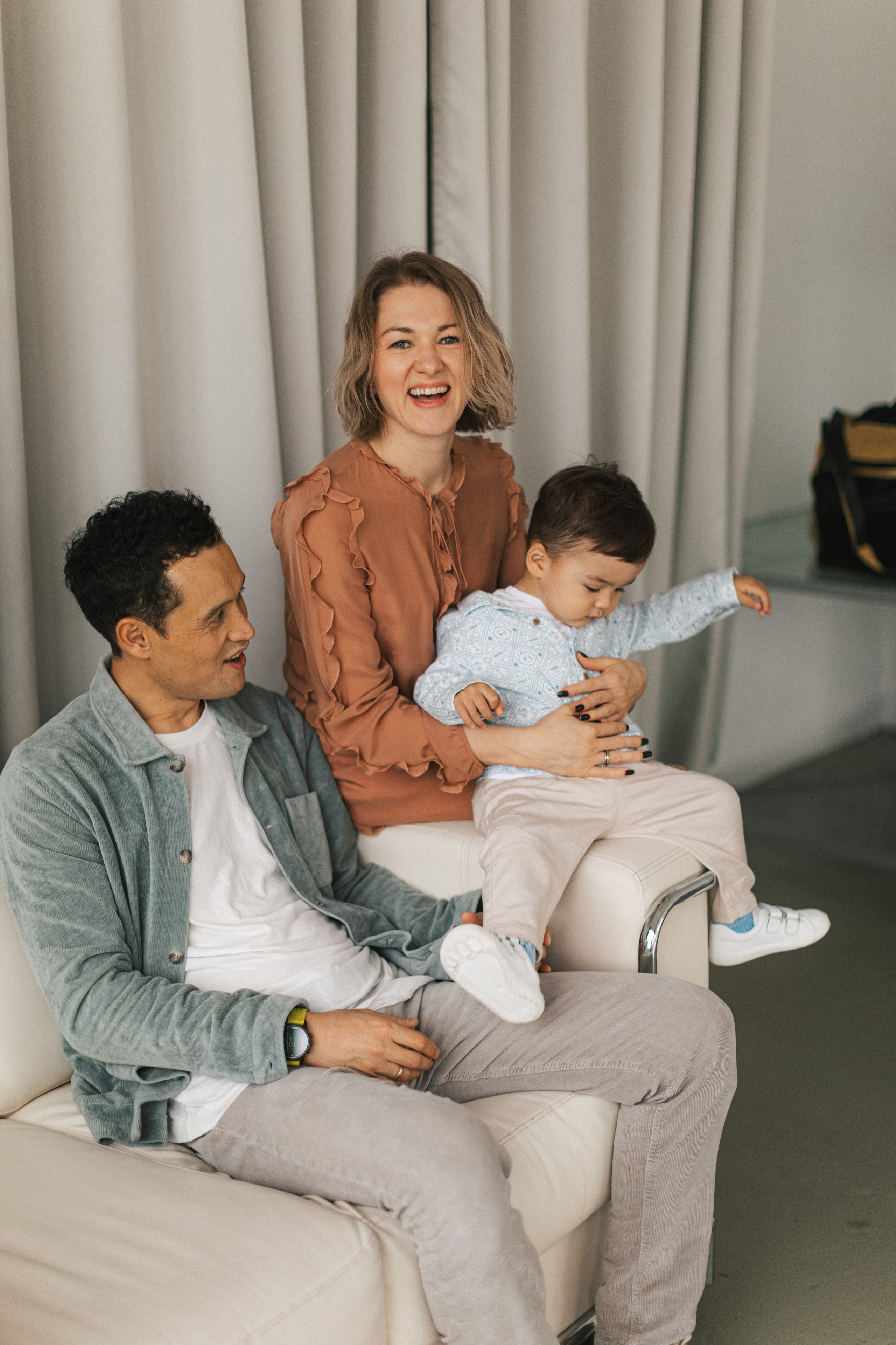 Малыш Ян, Мама и Папа. Фотограф Москва