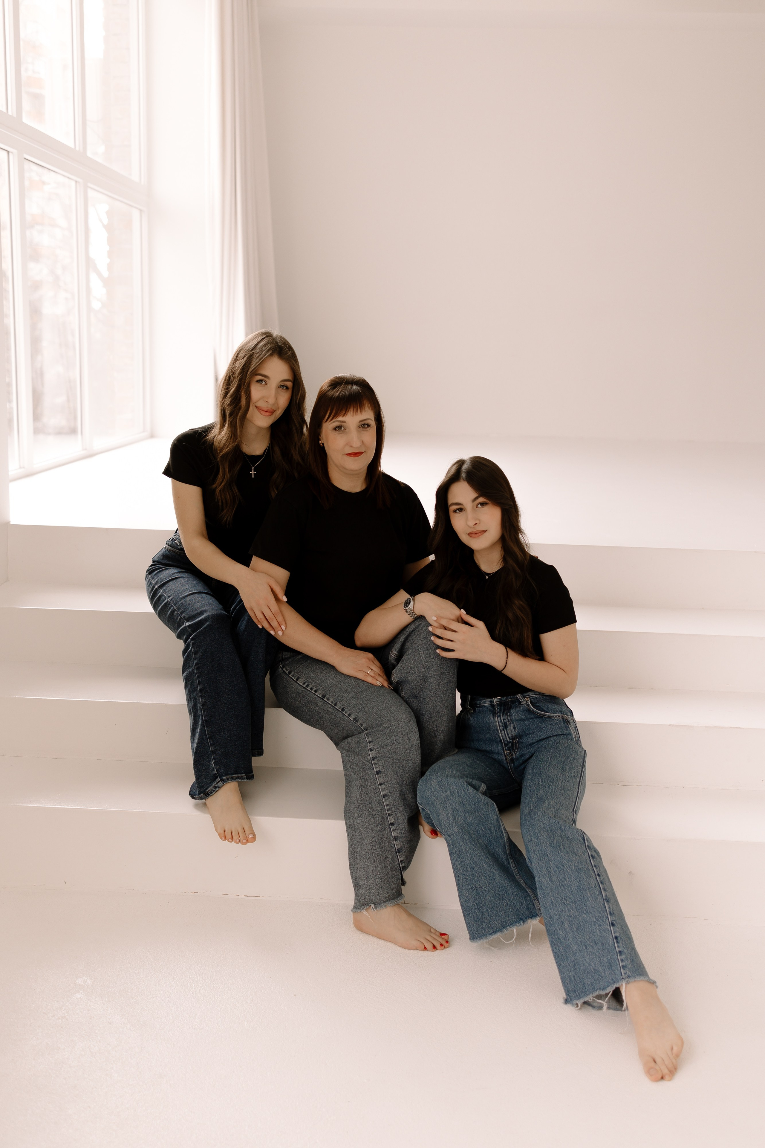 Мама и взрослые дочки. Семейный фотограф в Краснодаре Храмова Анна