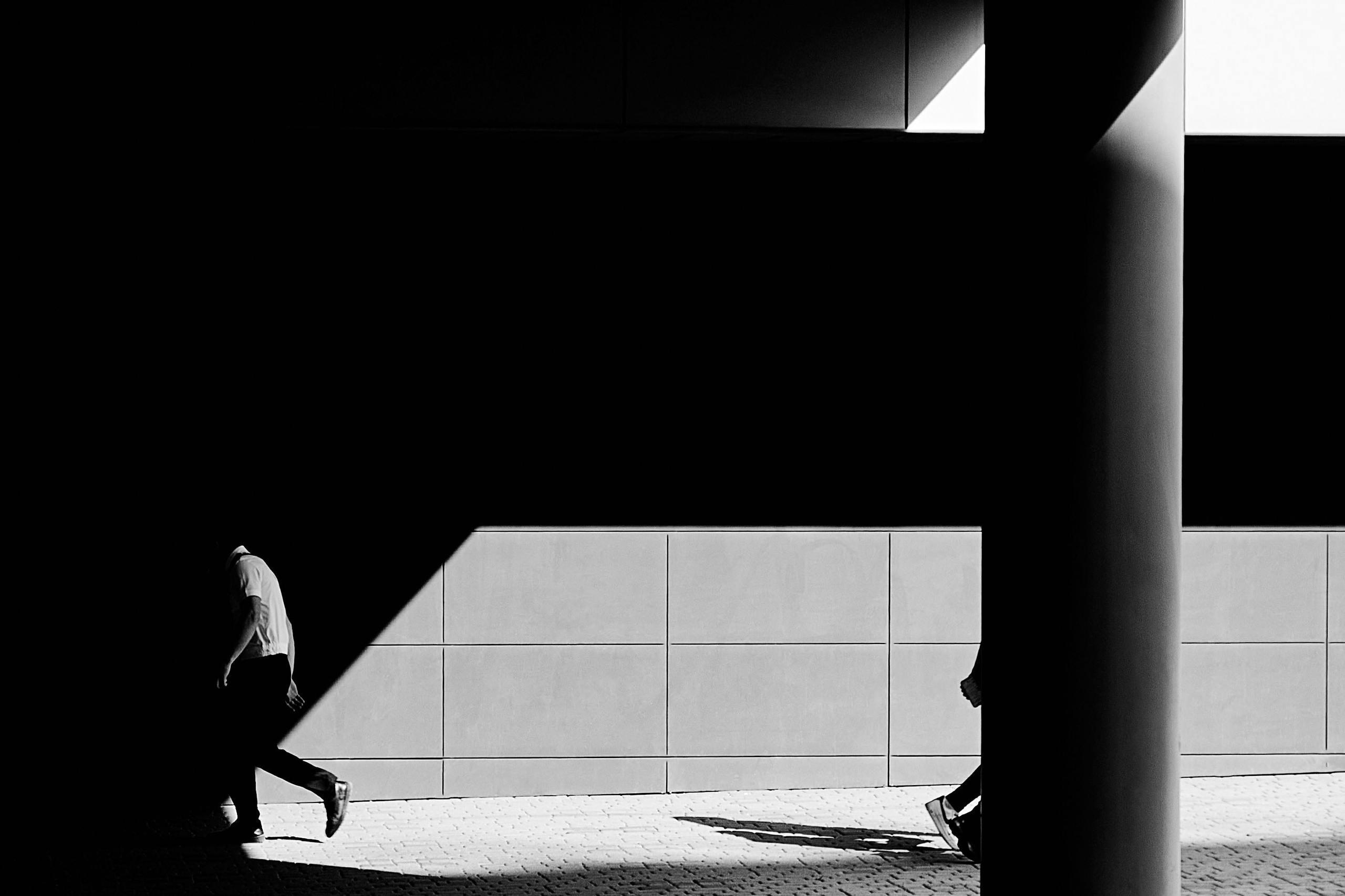 Тени, минимализм, черно-белое, чб