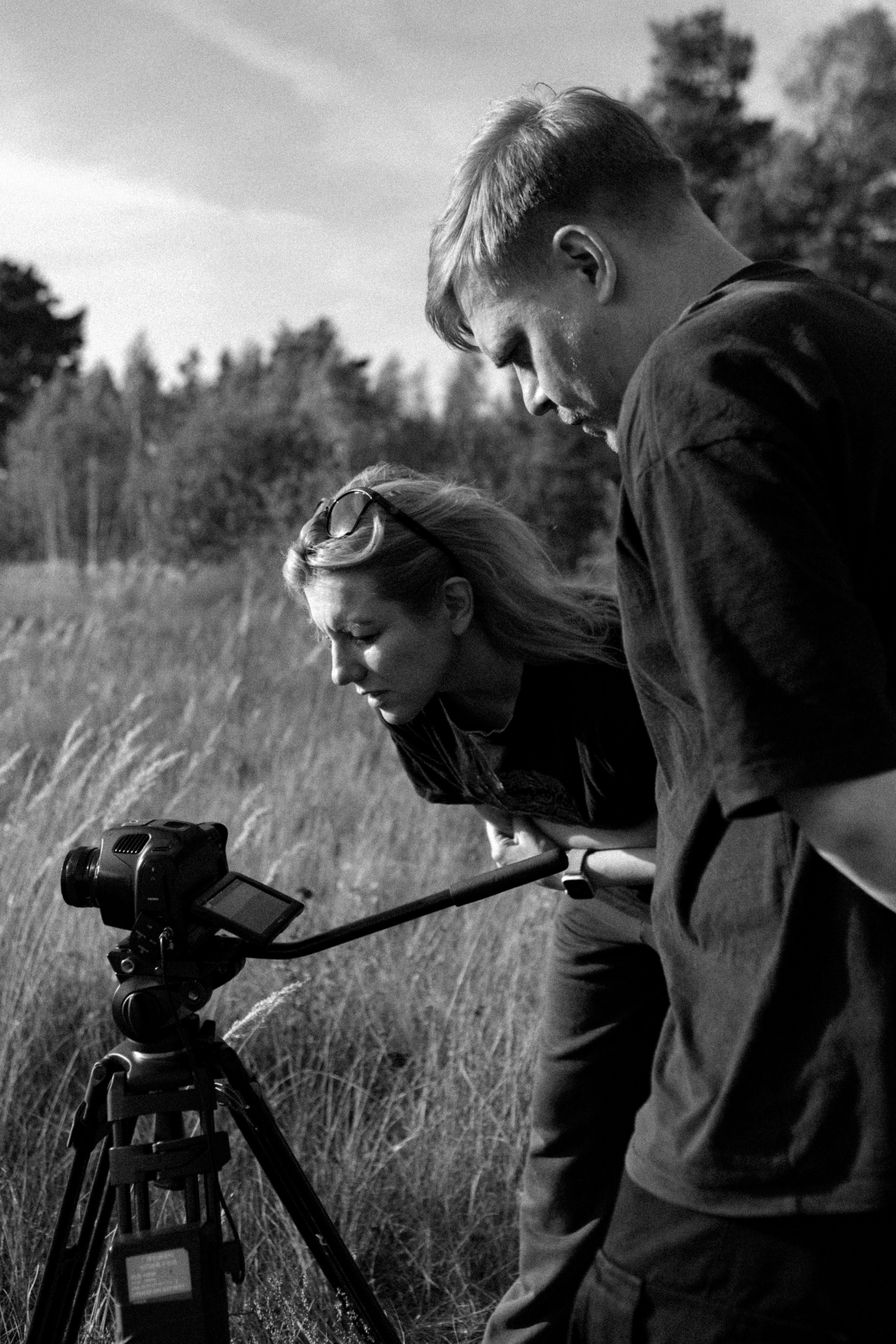 Backstage. Съемка клипа в поле. Фотограф Анастасия Кулешова