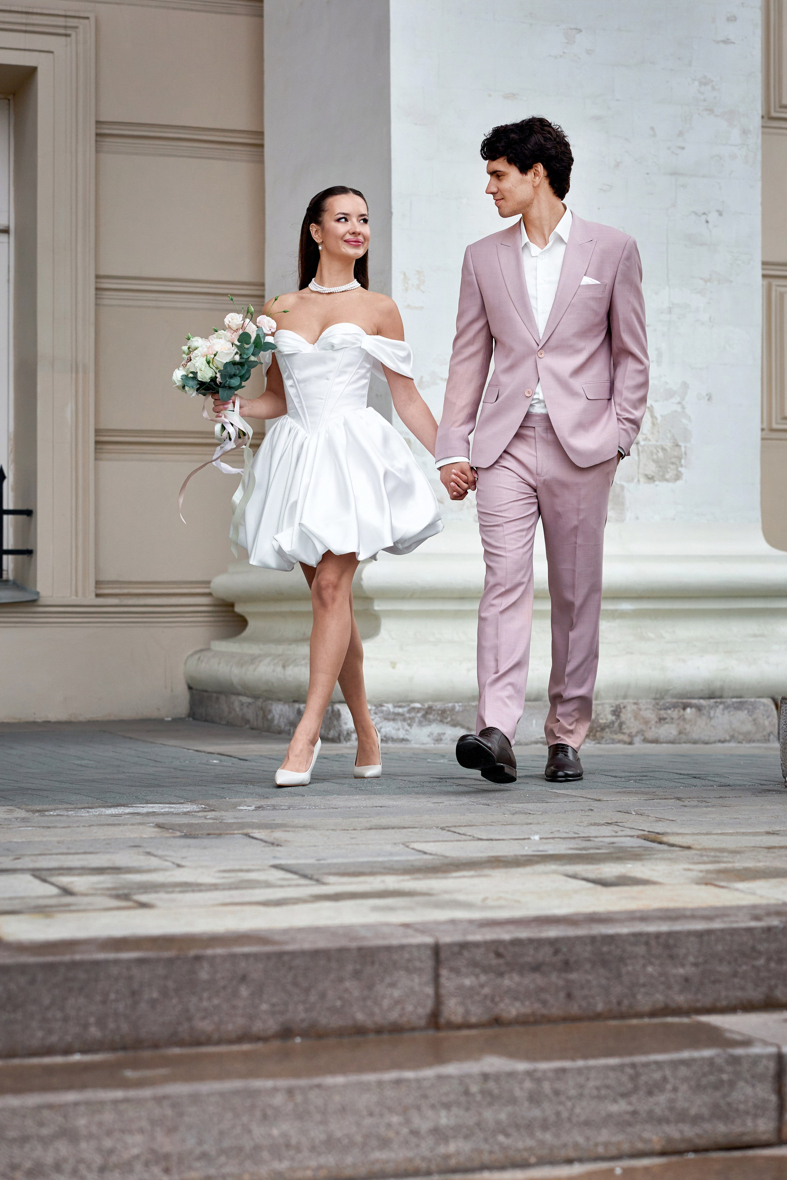 Свадебная прогулка в центре Москвы