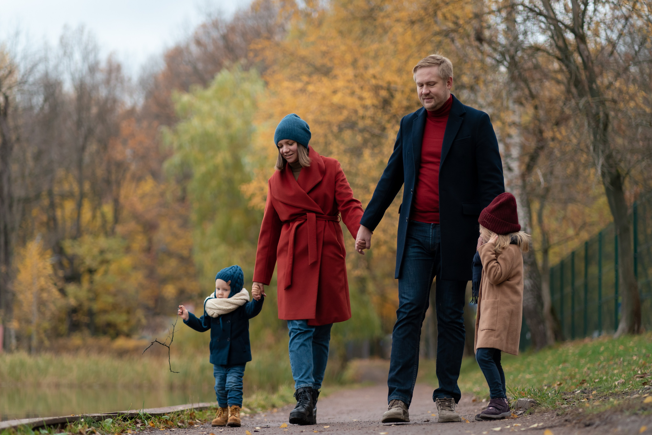 На Путяевском пруду. Семейный фотограф Варвара Сорока в городе Москве