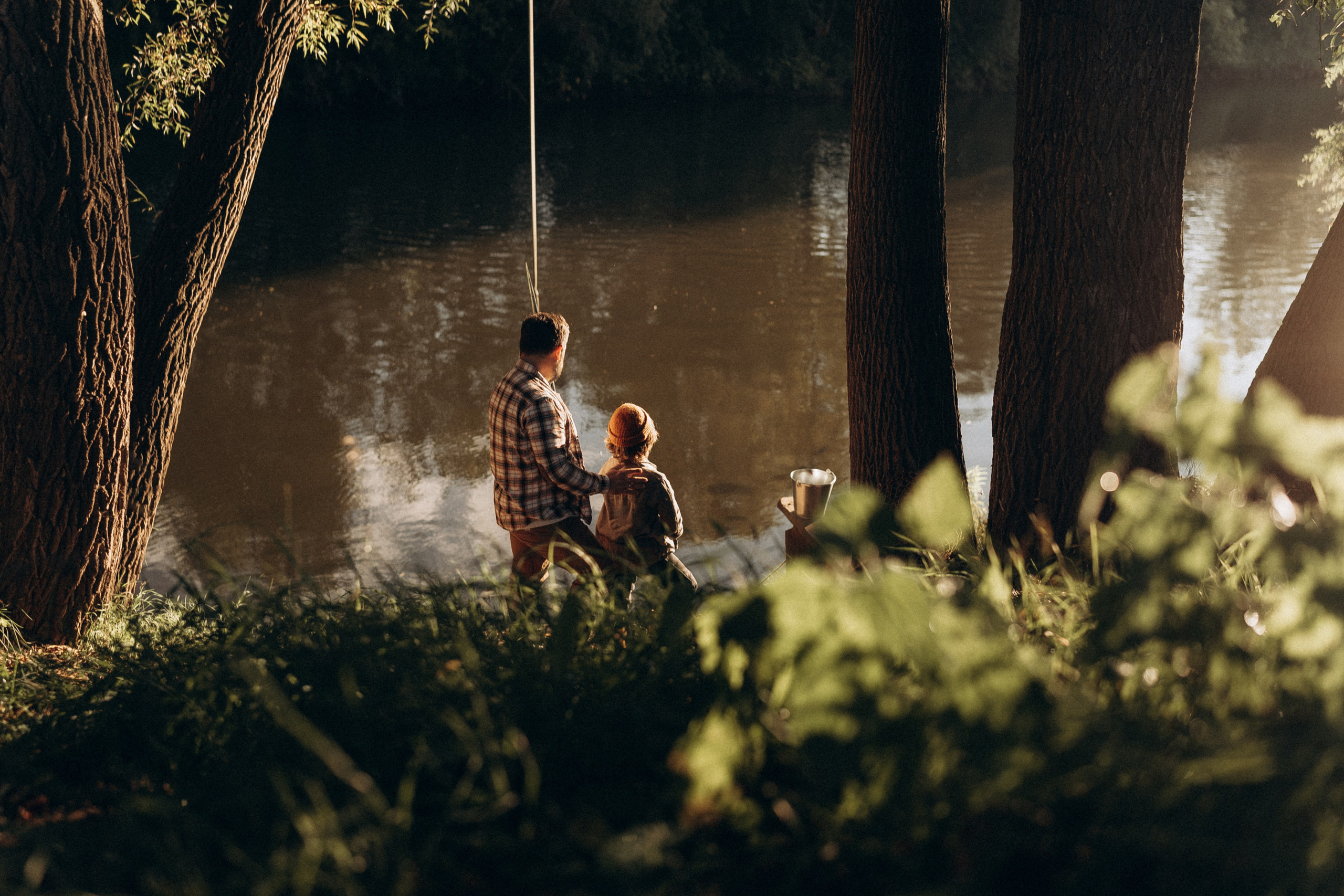 На рыбалке. Семейный и домашний фотограф в Уфе Ирина Гарасюта