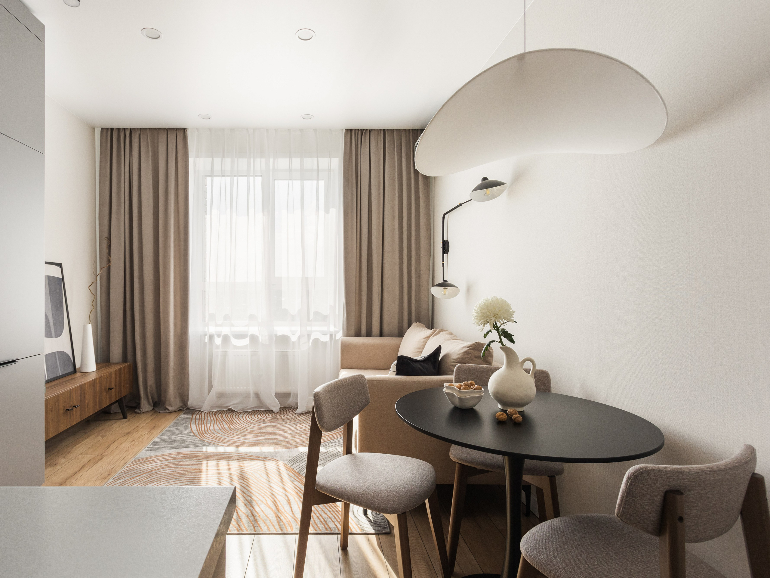 2к квартира в ЖК Высота. Интерьерный фотограф в Новосибирске