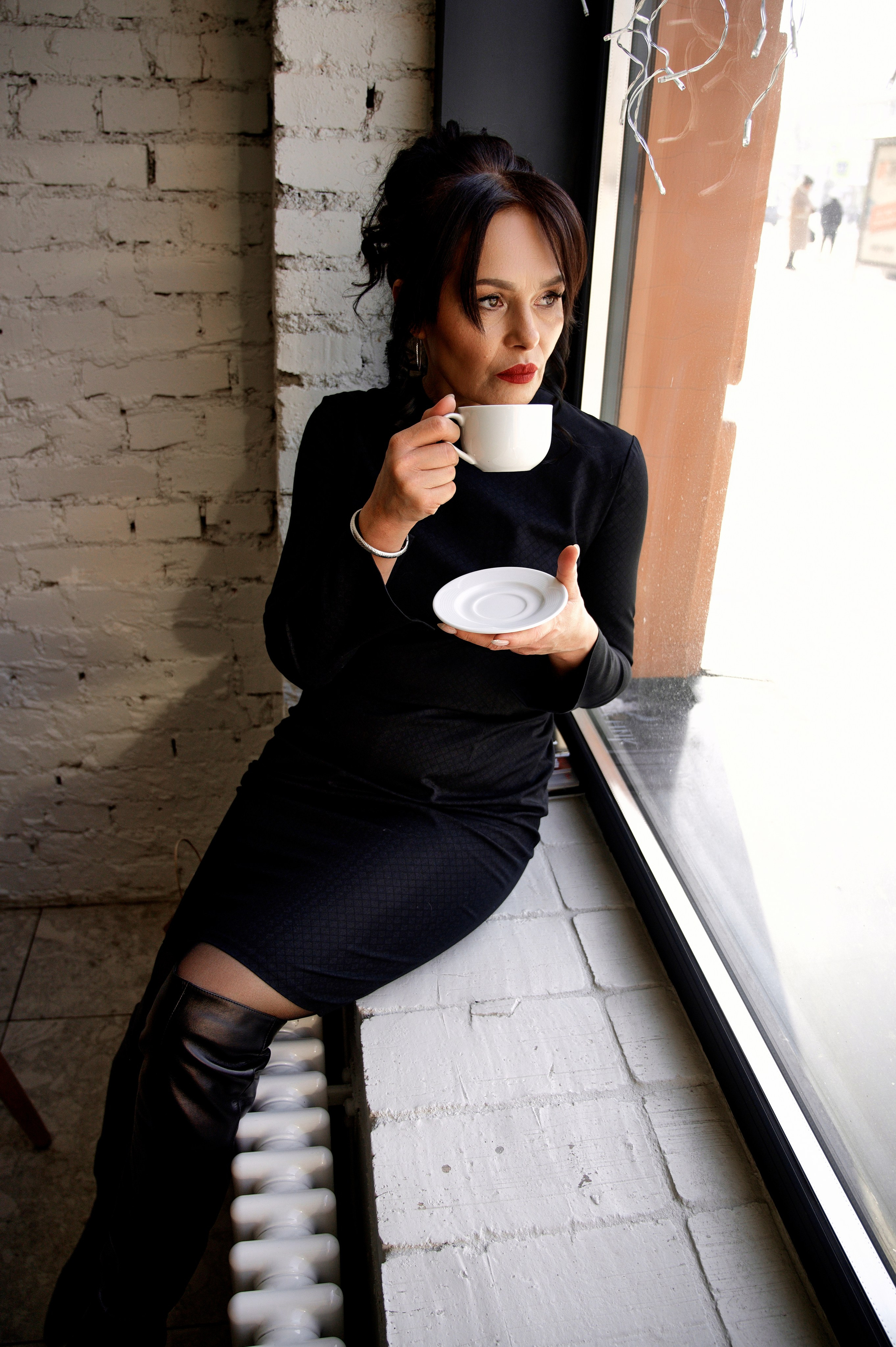 Портретная фотосессия в кофейне Новокузнецк