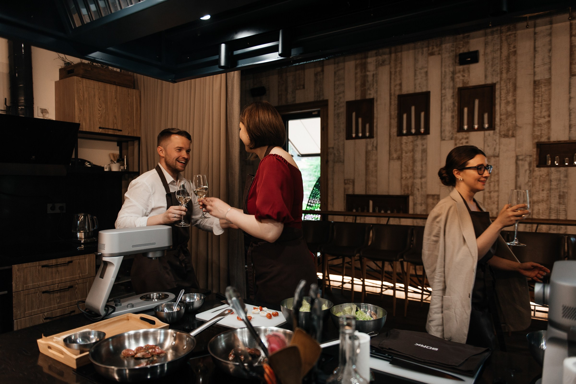 свадебный ужин в ресторане Чаща в Охта парке