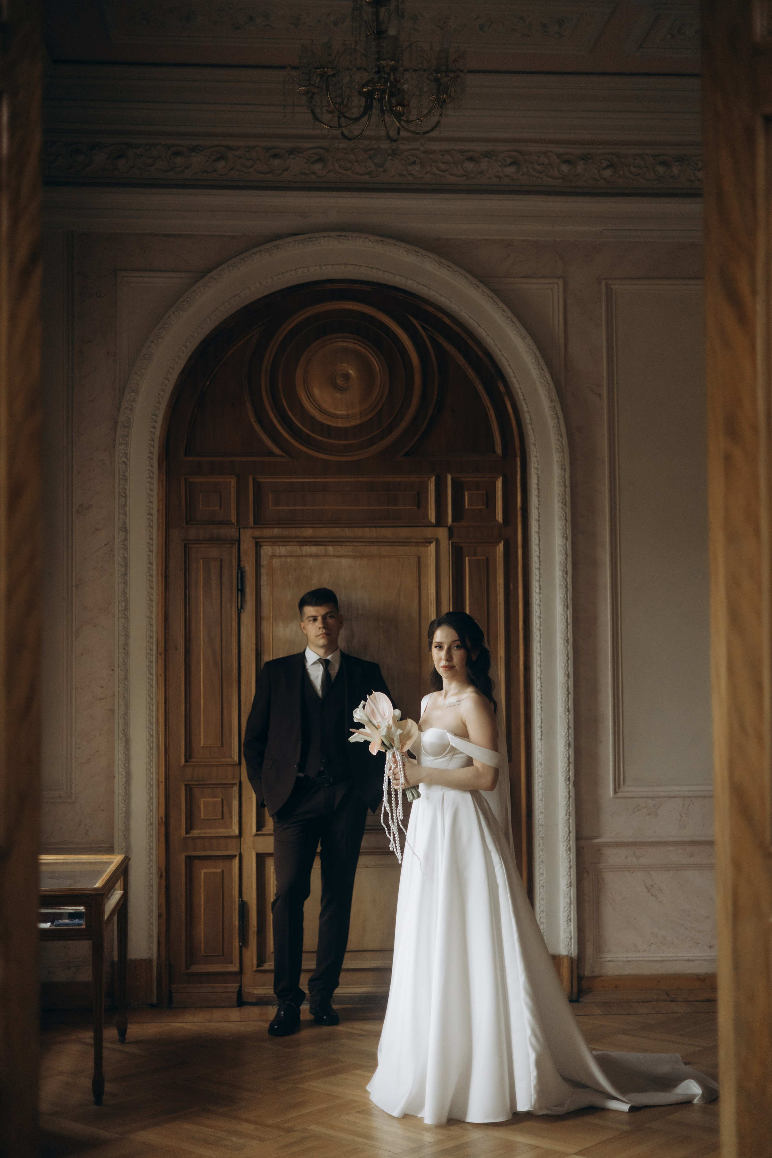 Свадебная фотосессия в библиотеке им. Пушкина. Свадебный фотограф Москва Павел Фетисов