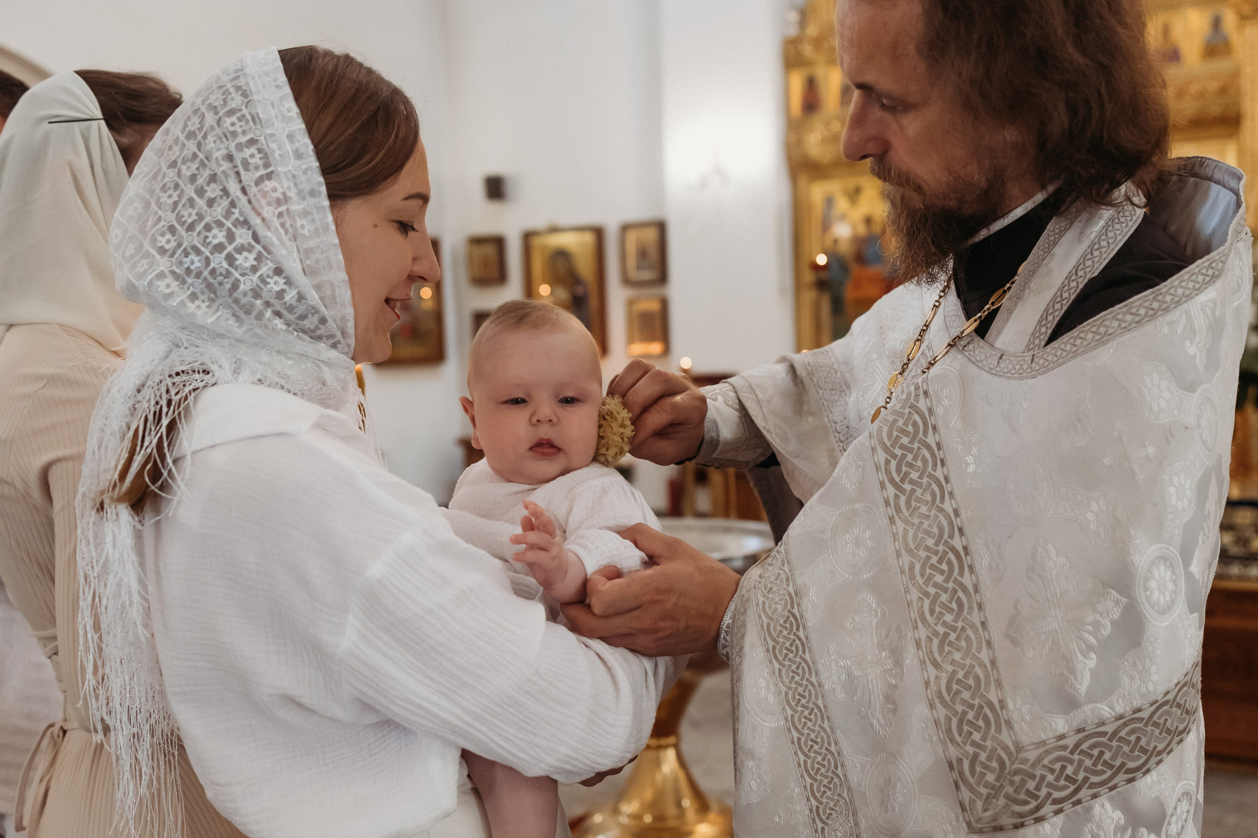 Таинство Крещения Машеньки. Семейный фотограф и видеограф Попова Юлия