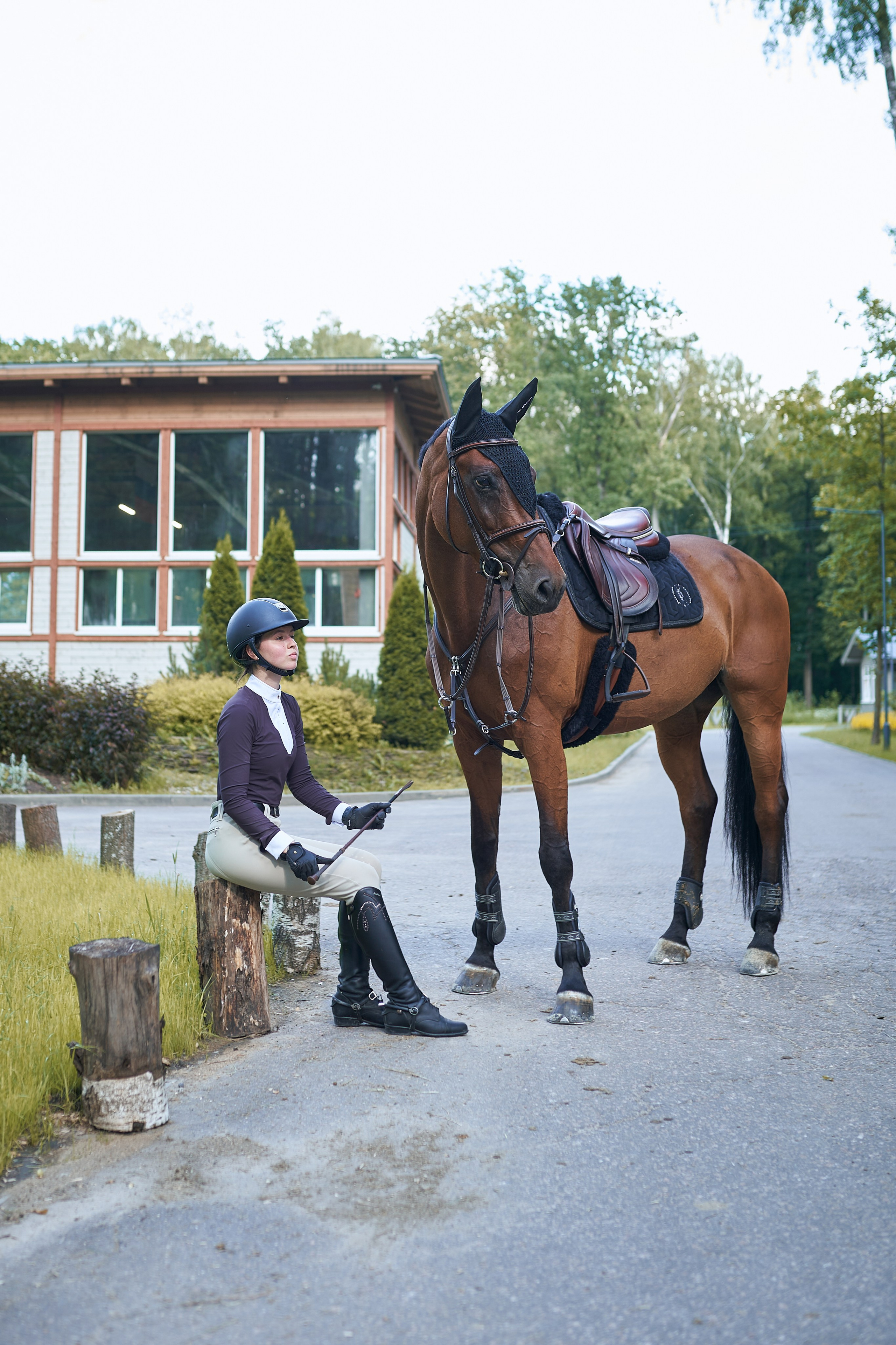 Алиса и Кон Челла В. Фотосессии с лошадьми в Москве, Новосибирске