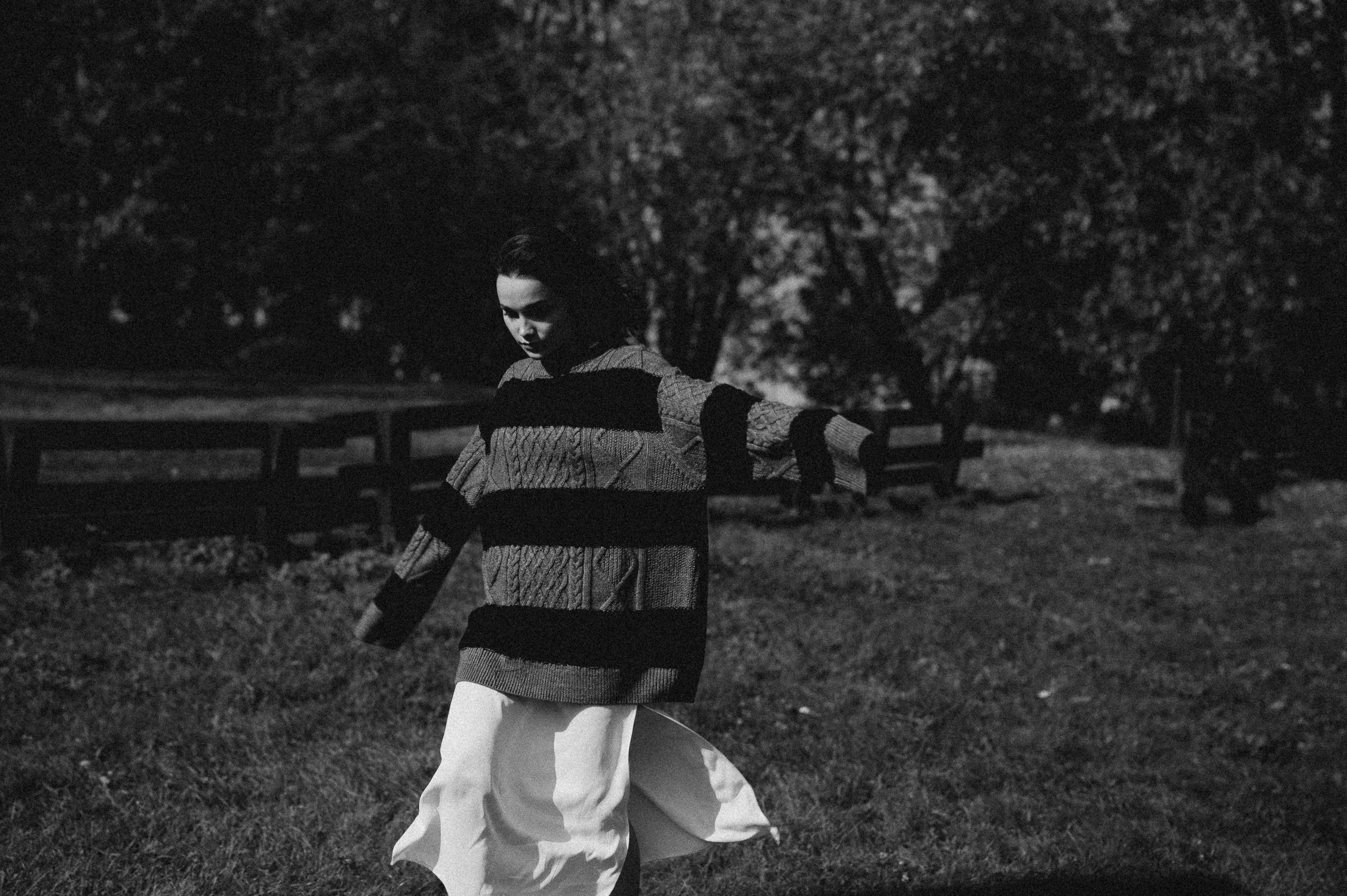 Полная серия с осенней съёмки в парке Коломенское в черно-белом варианте. Semerlina.ru