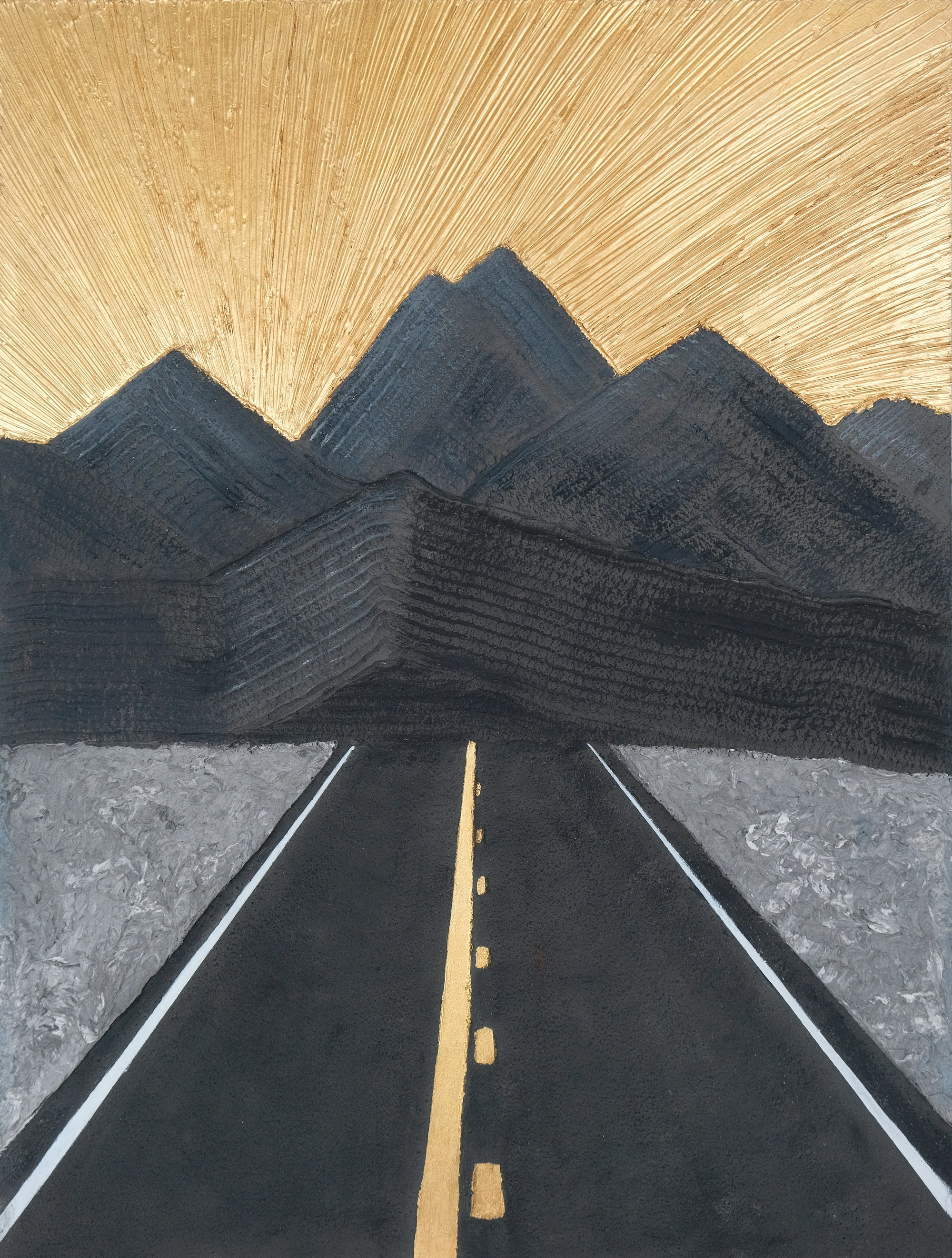 Абстракция. Художник Анастасия Кисткина, Петербург