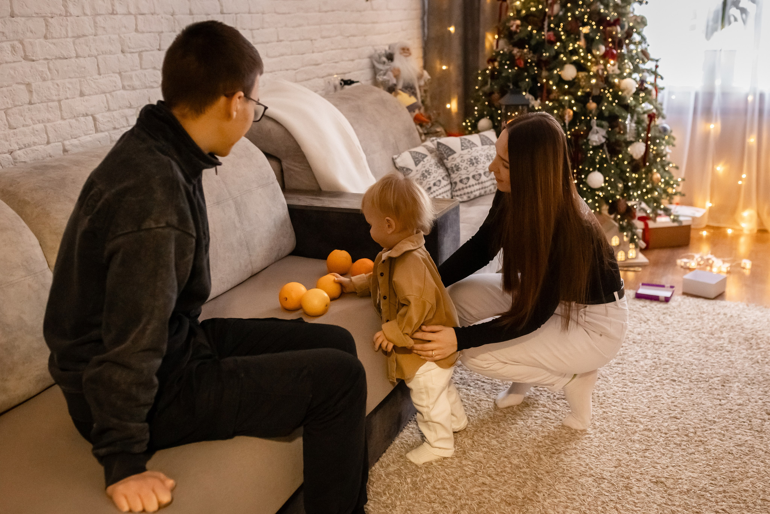 Домашняя съёмка семейная