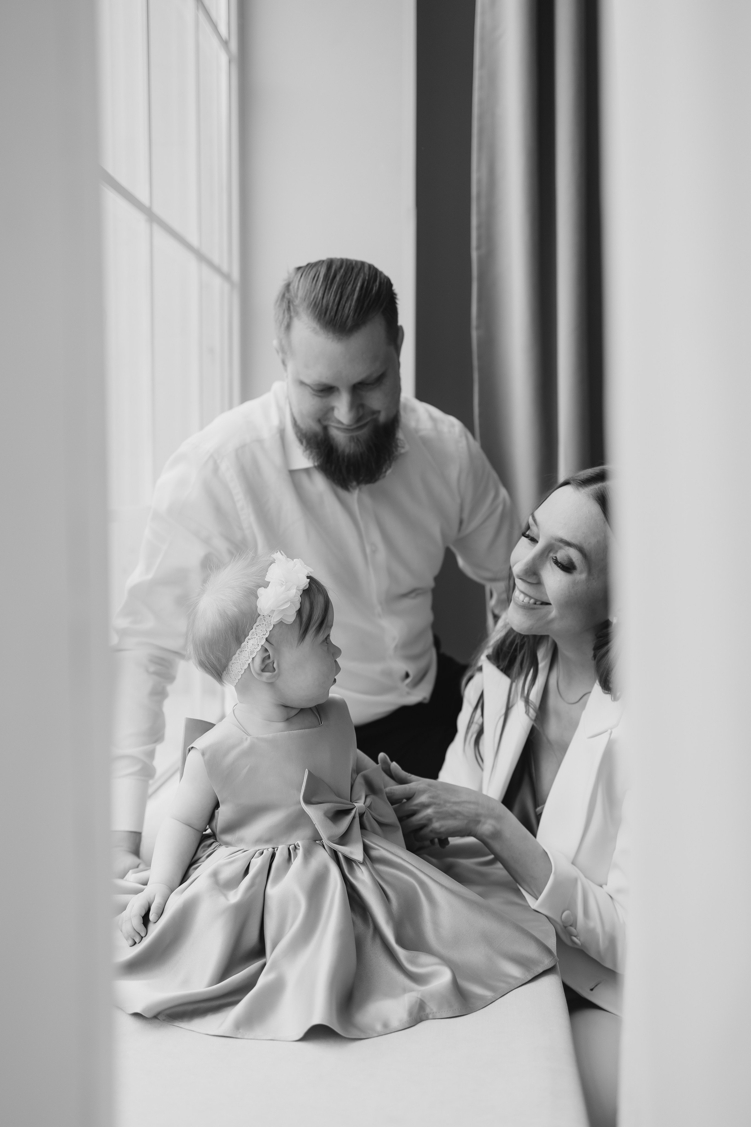 Елена, Александр и Машенька. Детский и семейный фотограф. Москва