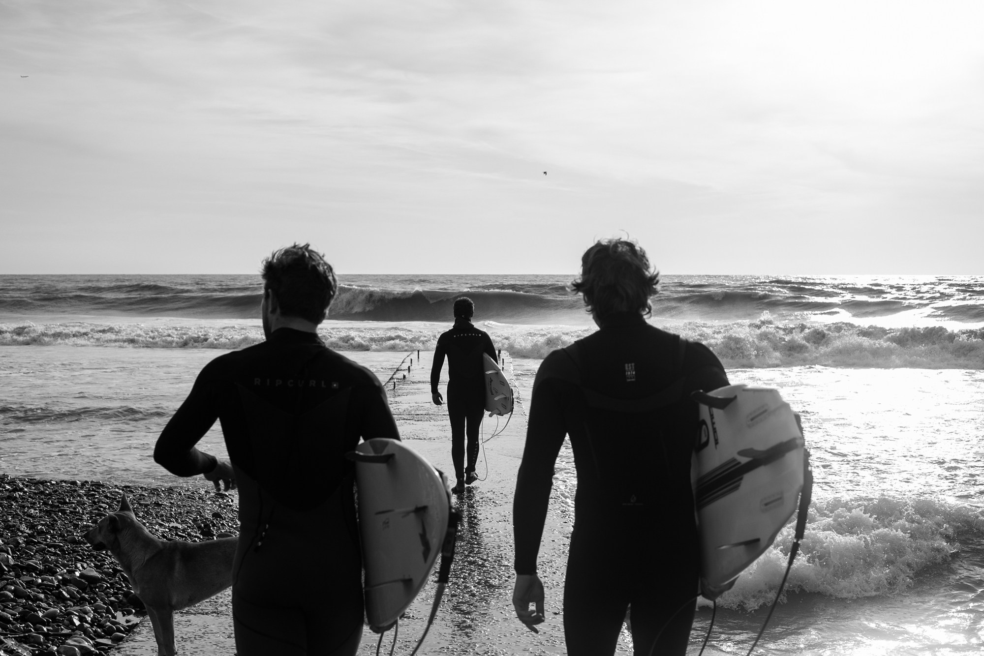 Море и серферы. Репортажный и постановочный Наталья Санникова