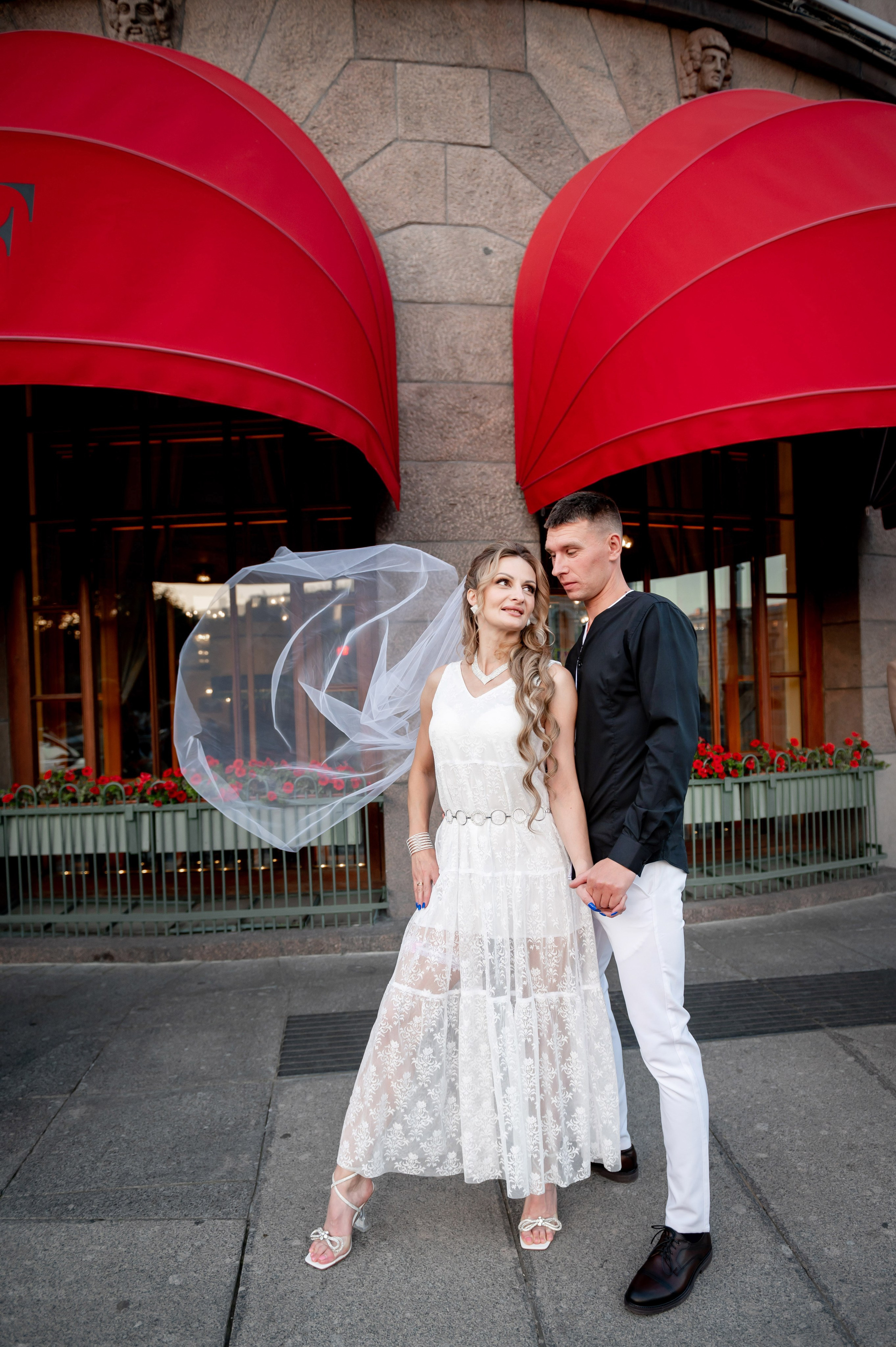 Екатерина и Андрей (свадебная фотосессия в вечернем Петербурге). Портретный, семейный и свадебный фотограф в Санкт-Петербурге и в Пушкине Ширяев Денис