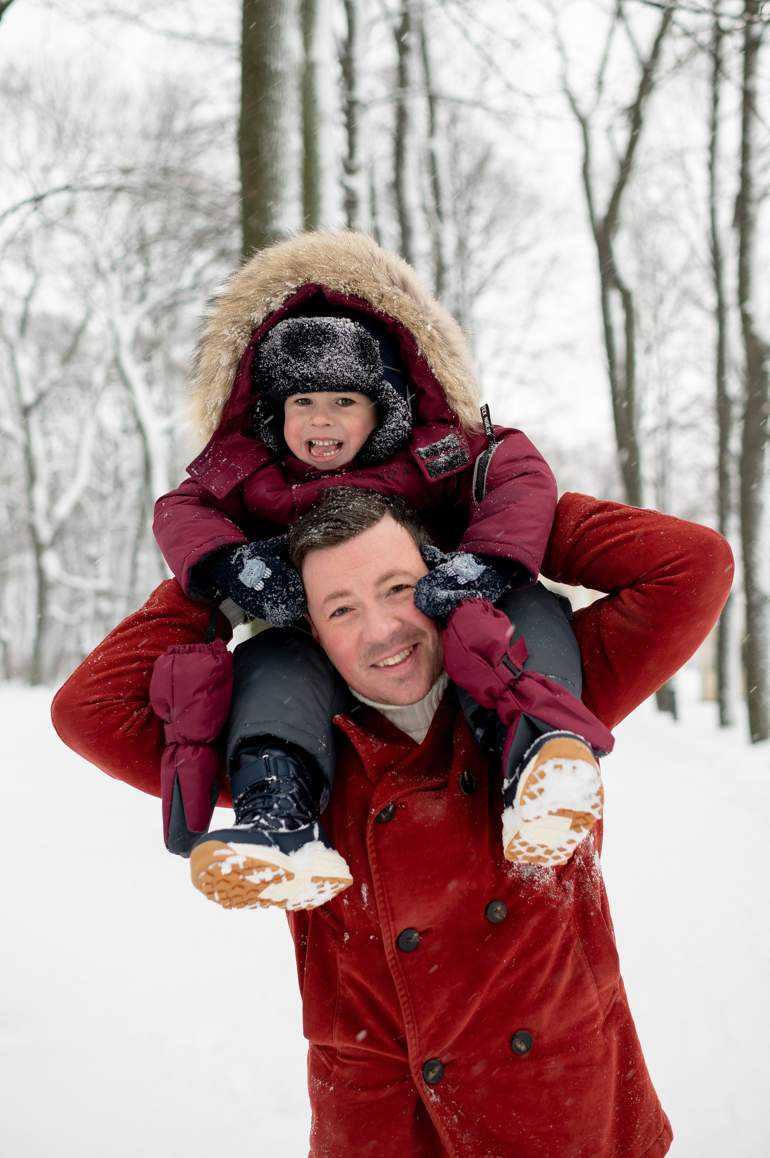 Зимняя прогулка Валерия, Андрей и Егор. Портретный, семейный и свадебный фотограф в Санкт-Петербурге и в Пушкине Ширяев Денис