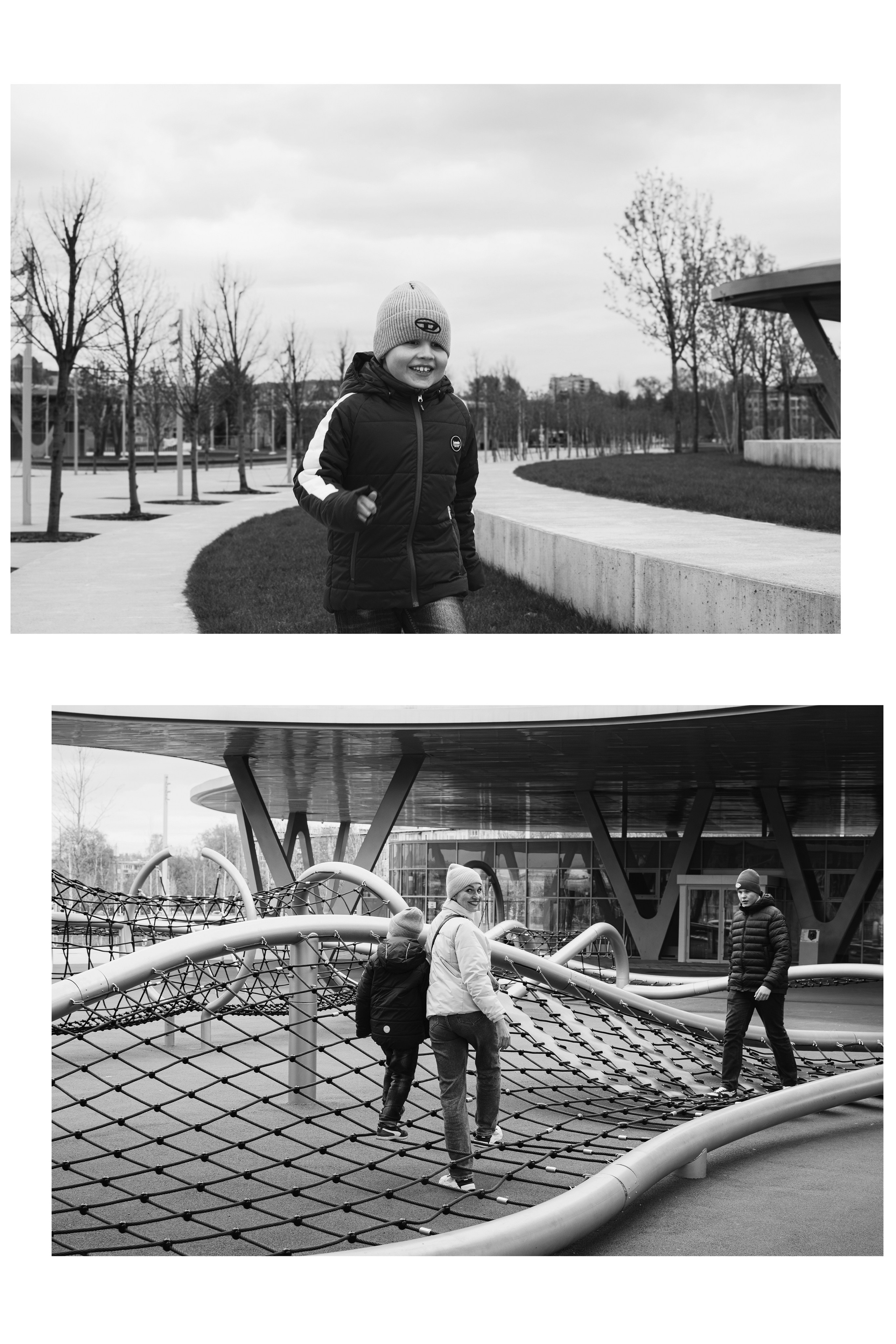 Прогулочная фотосессия для Ю. и ее ребятишек. Портретный и репортажный фотограф в Санкт-Петербурге Варвара Жукова