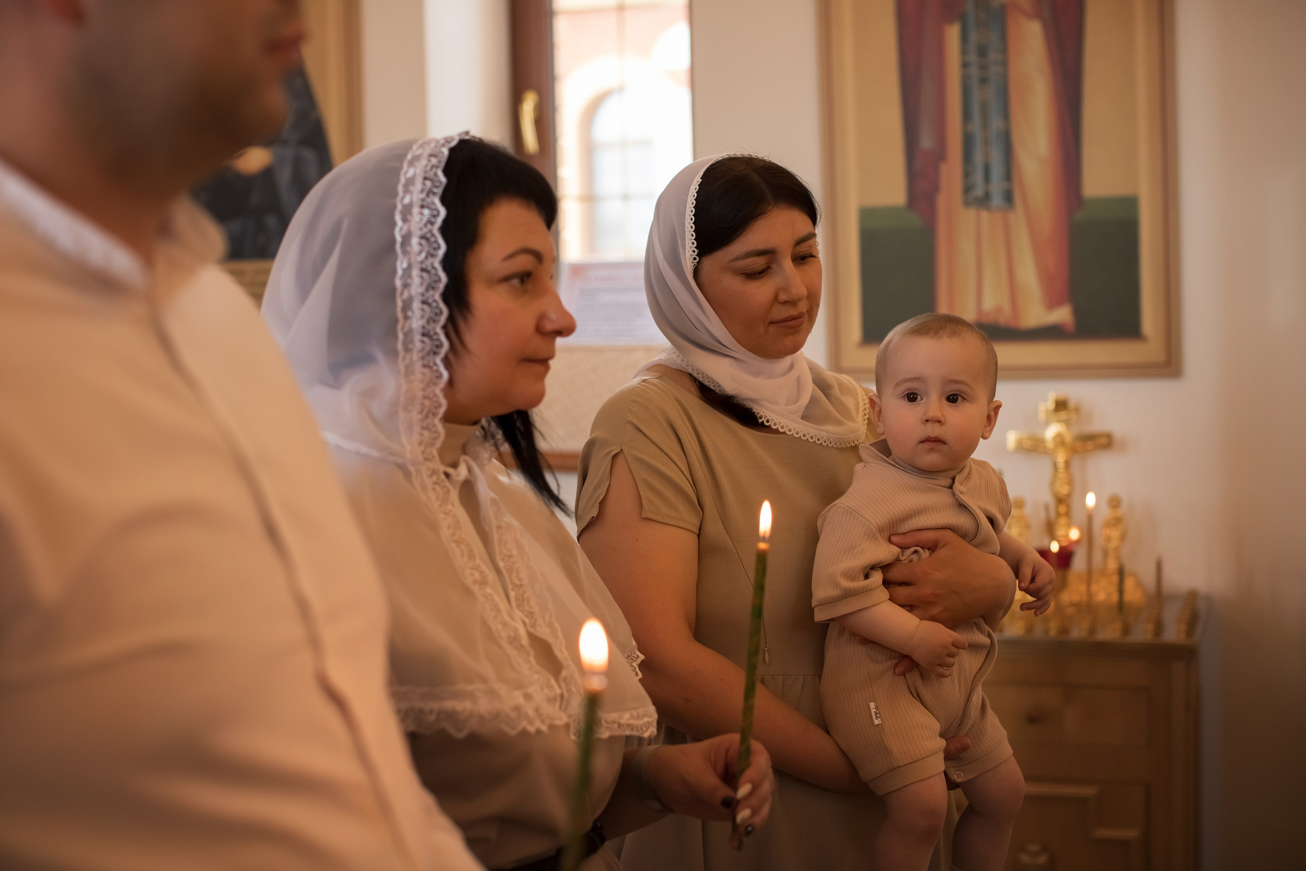 Таинство Крещения Мирона. Семейный и детский фотограф в Саратове Полина Коткина