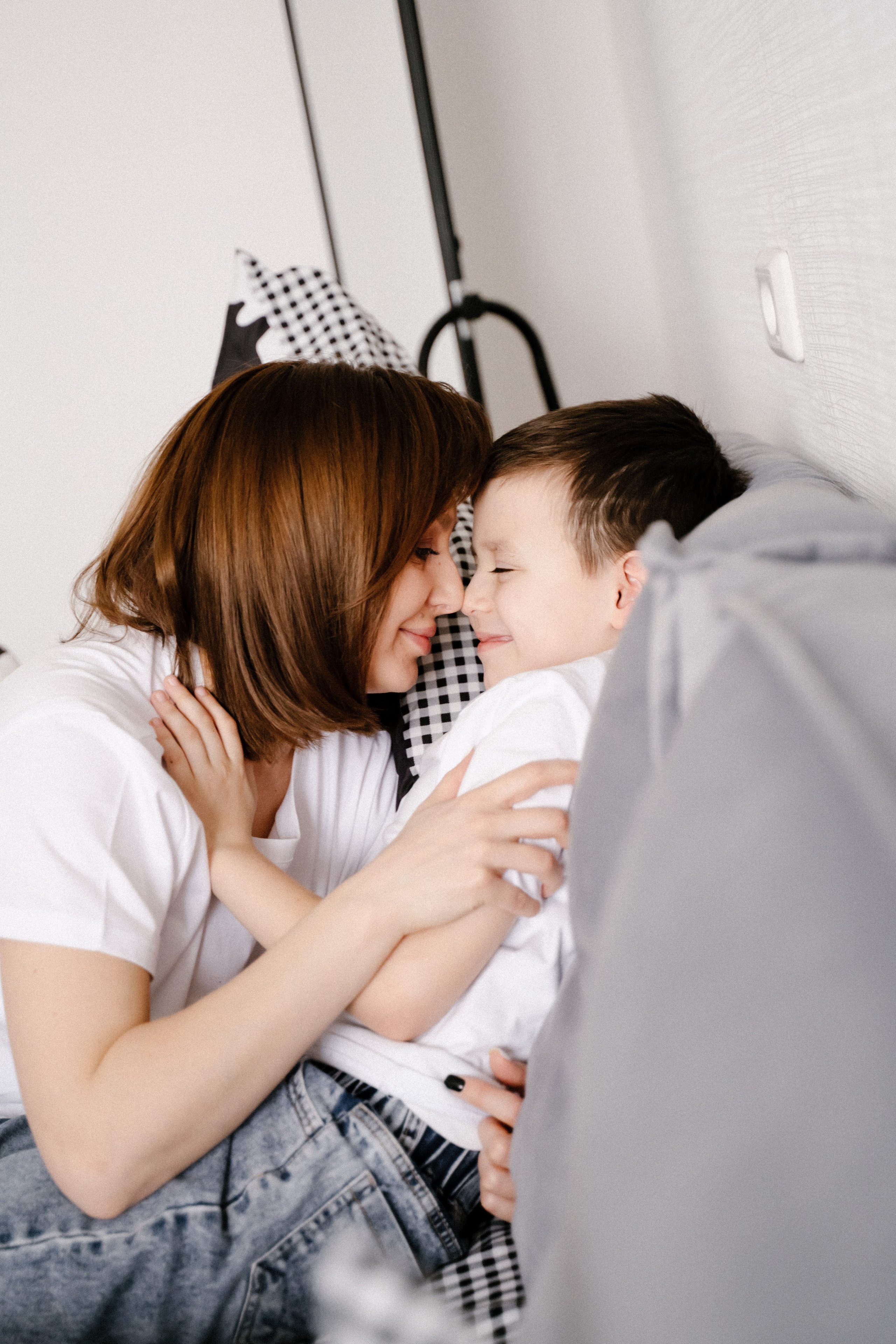 Мама с сыном