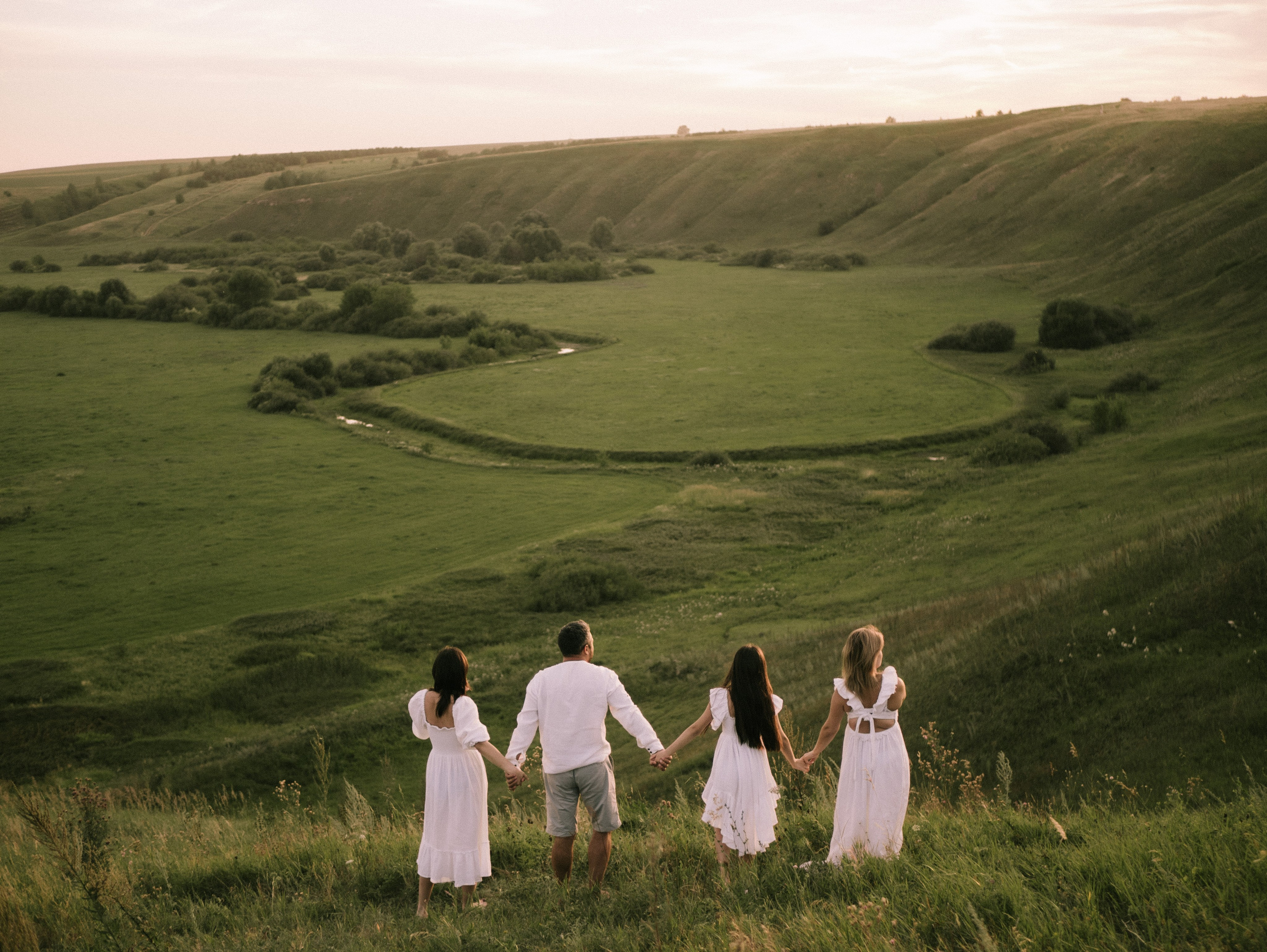 Семейная история на закате. Фотограф Нэля Хаматова