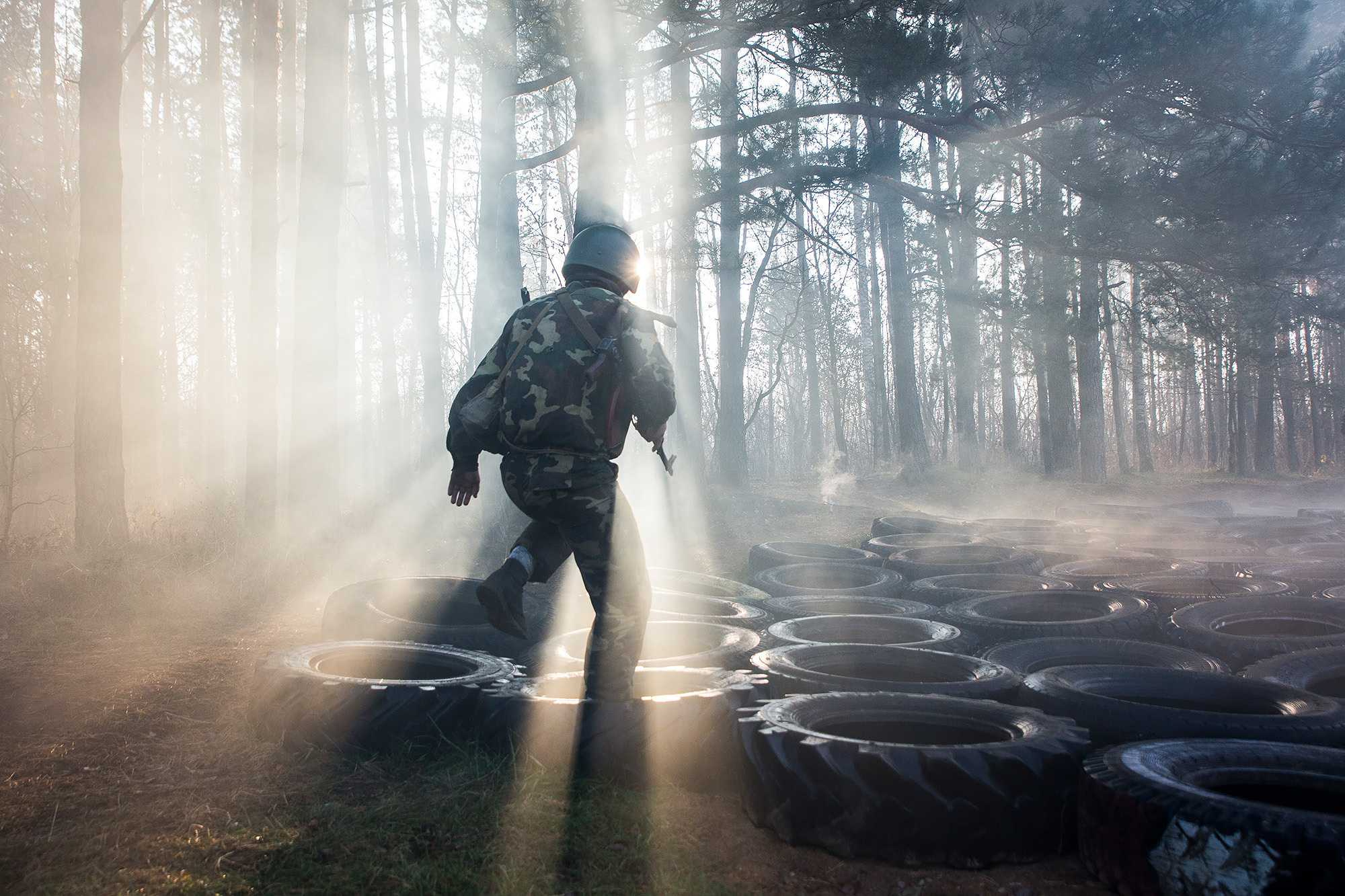 Маршбросок. Оператор Аркадий Соболев
