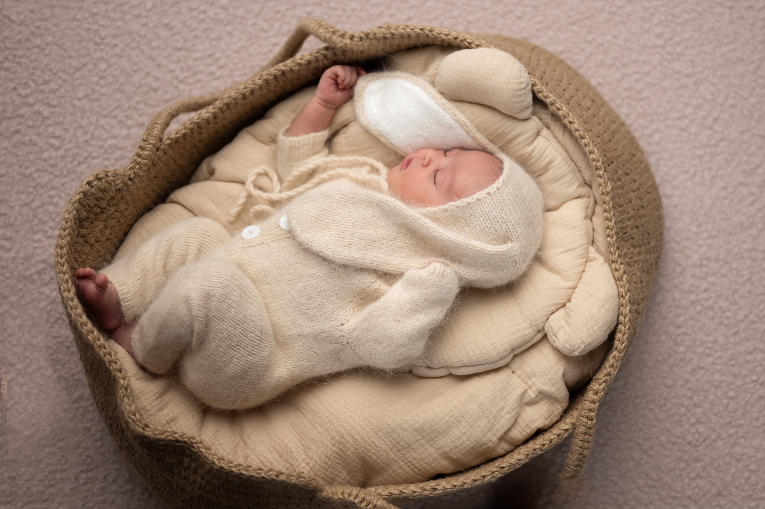 Возраст 3 недели, девочка. Фотограф новорождённых Ольга Ушакова Москва