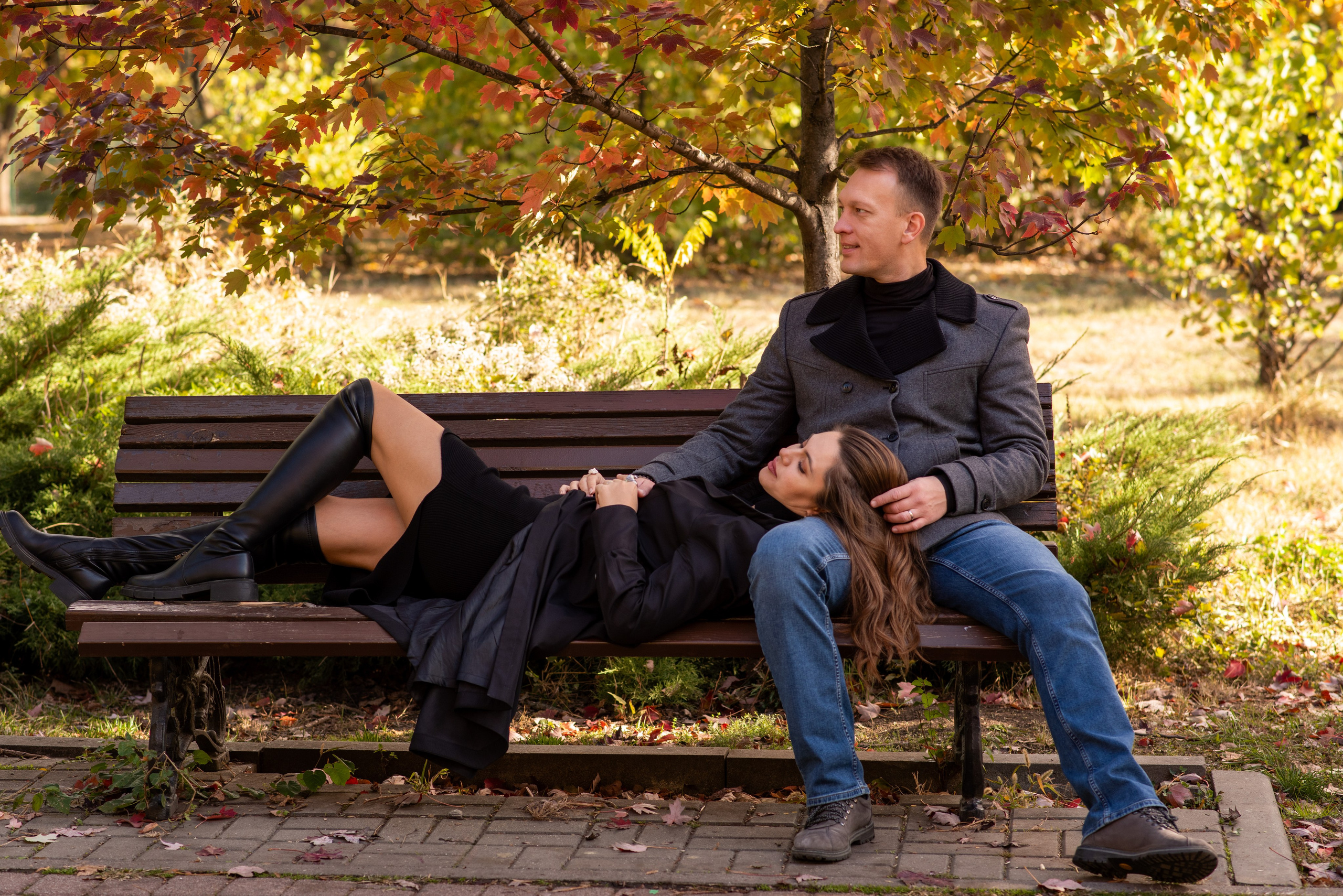 Дендрарий Маша и Евгений. Фотограф в Краснодаре Анна Карелина