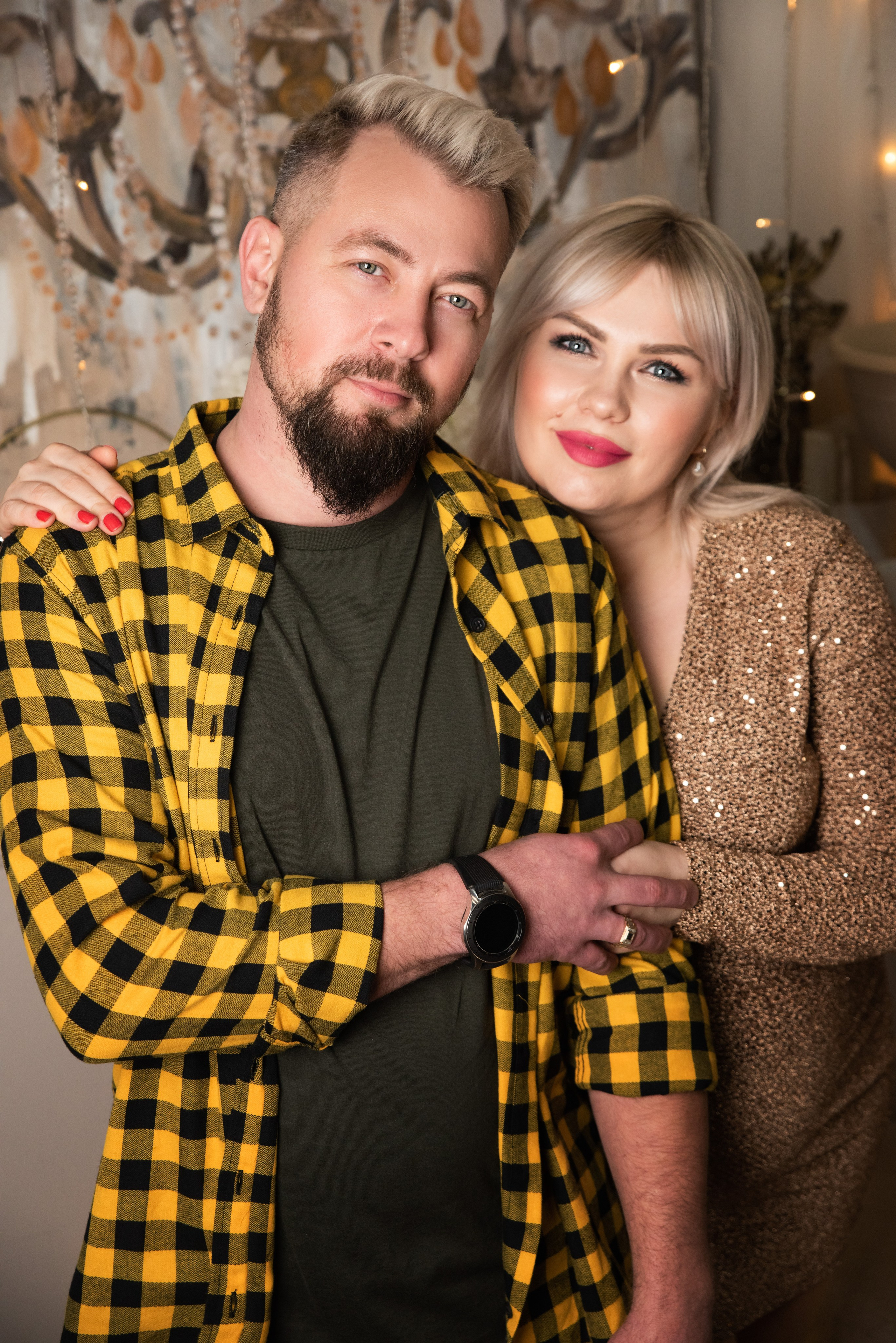 Оля, Женя и детки НГ. Фотограф в Краснодаре Анна Карелина