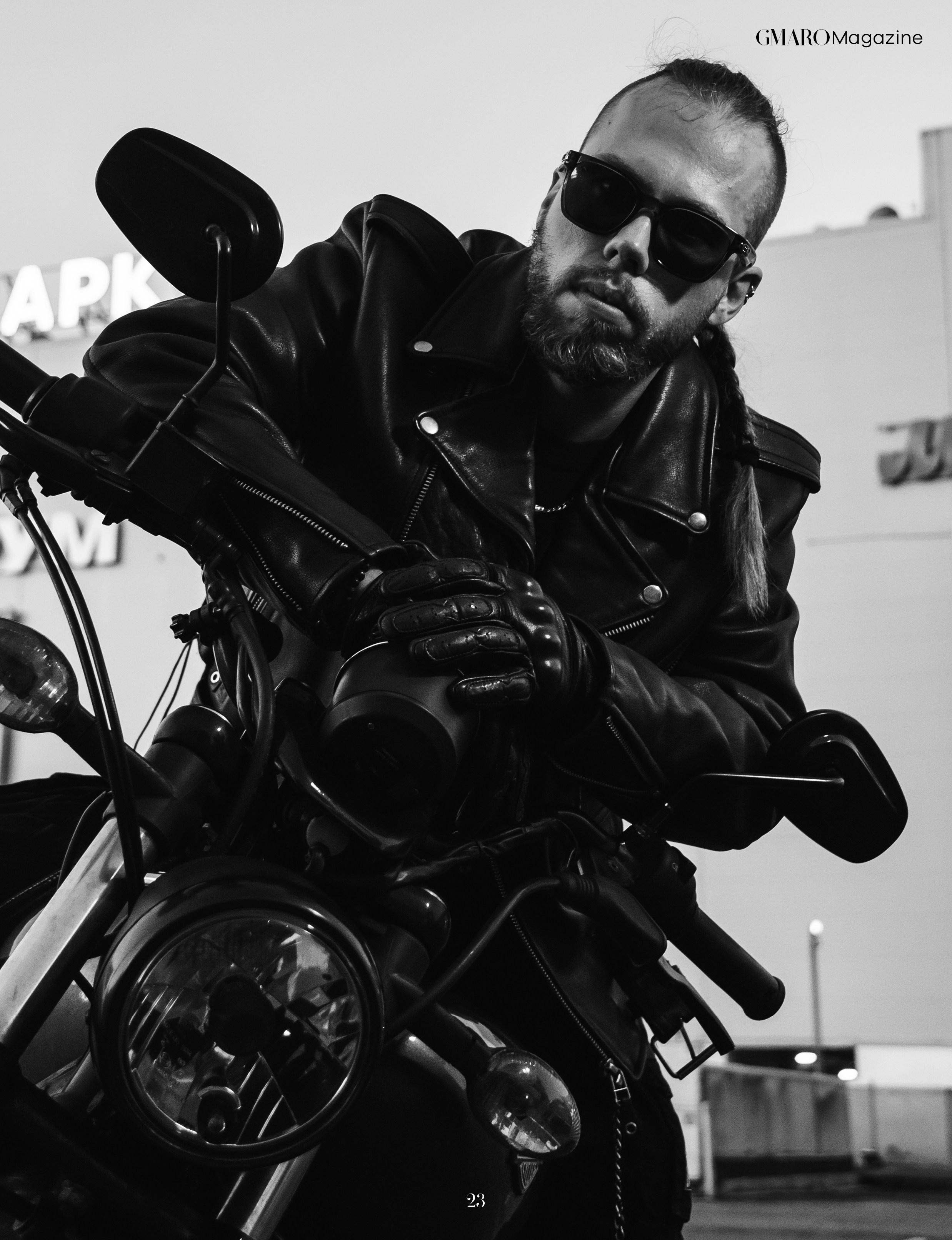 GMARO. Ivan and Harley Davidson. Наталия Фролова. Фотограф. Москва